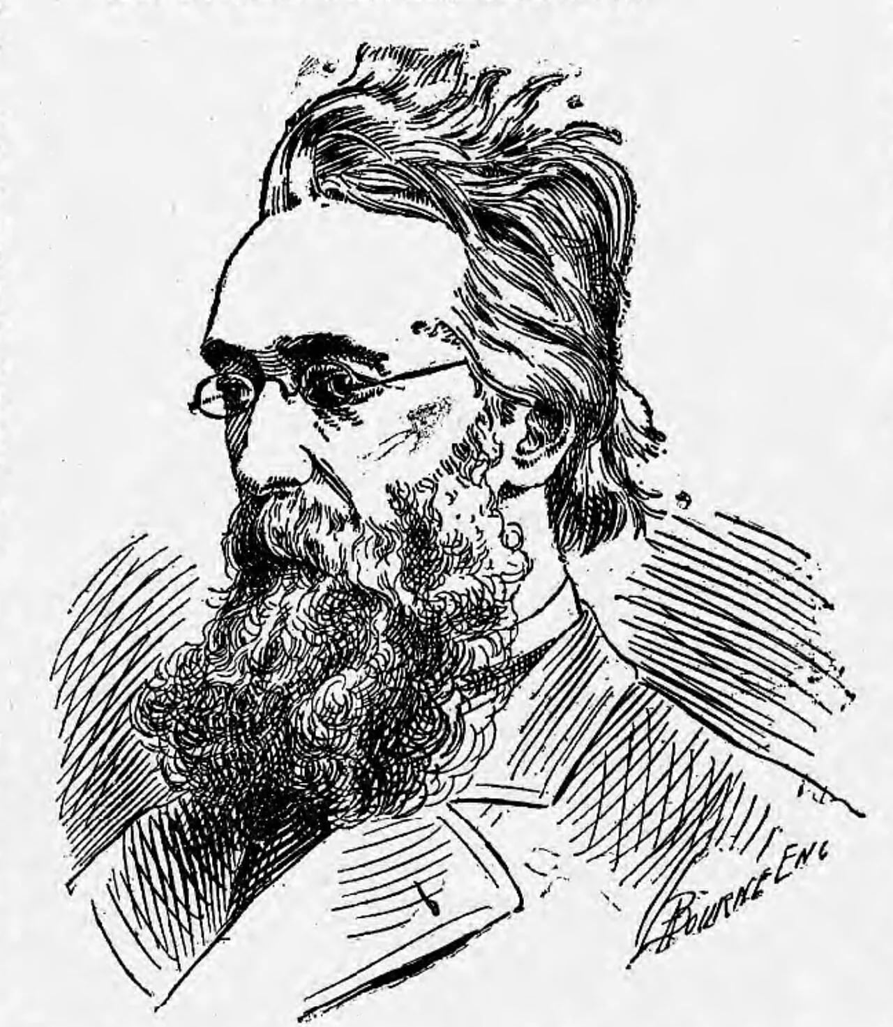Porträt von Evan Pan Jones (1834–1922) – Gedenkseite