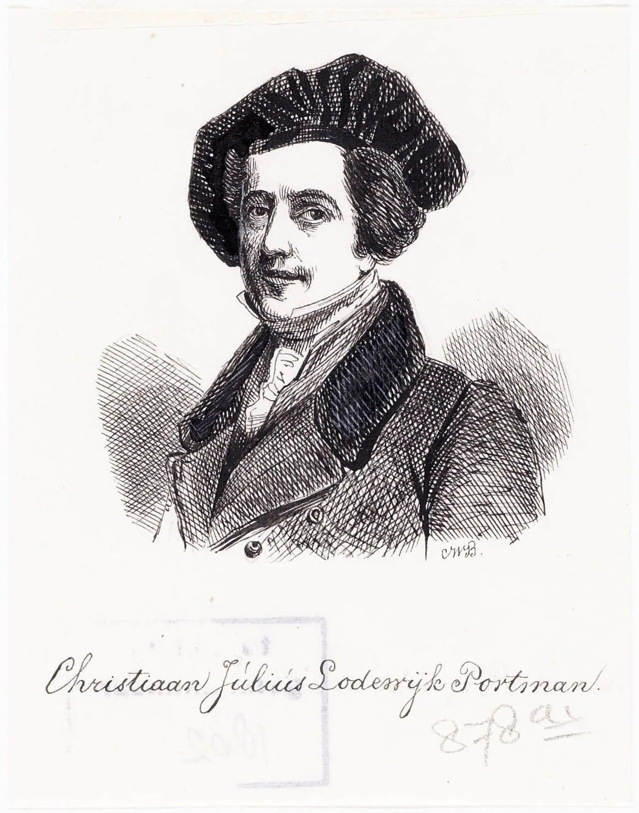Portrait of Christiaan Julius Lodewijk Portman (1799–1868) – memorial page