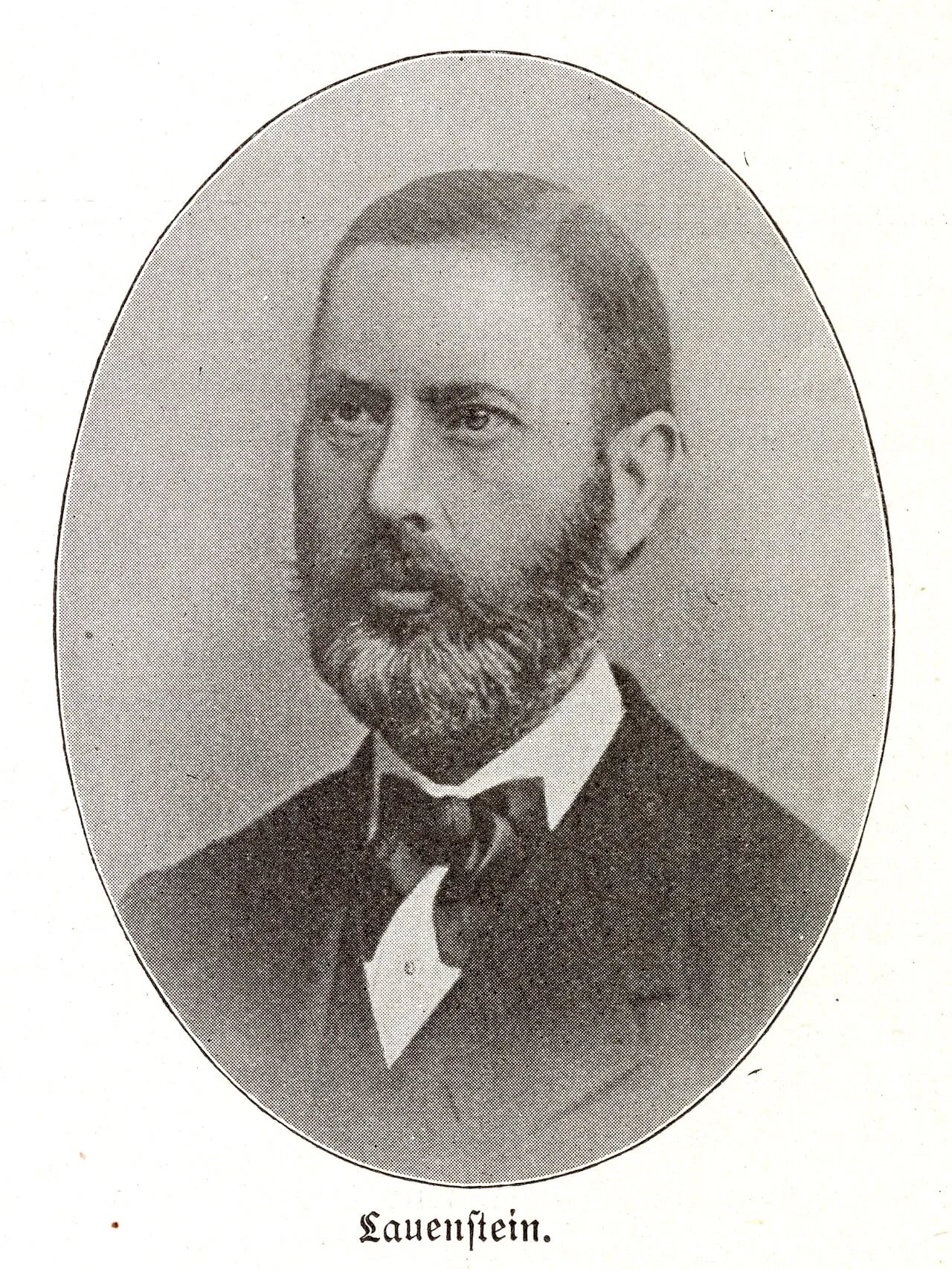 Porträt von Otto Lauenstein (1829–1902) – Gedenkseite