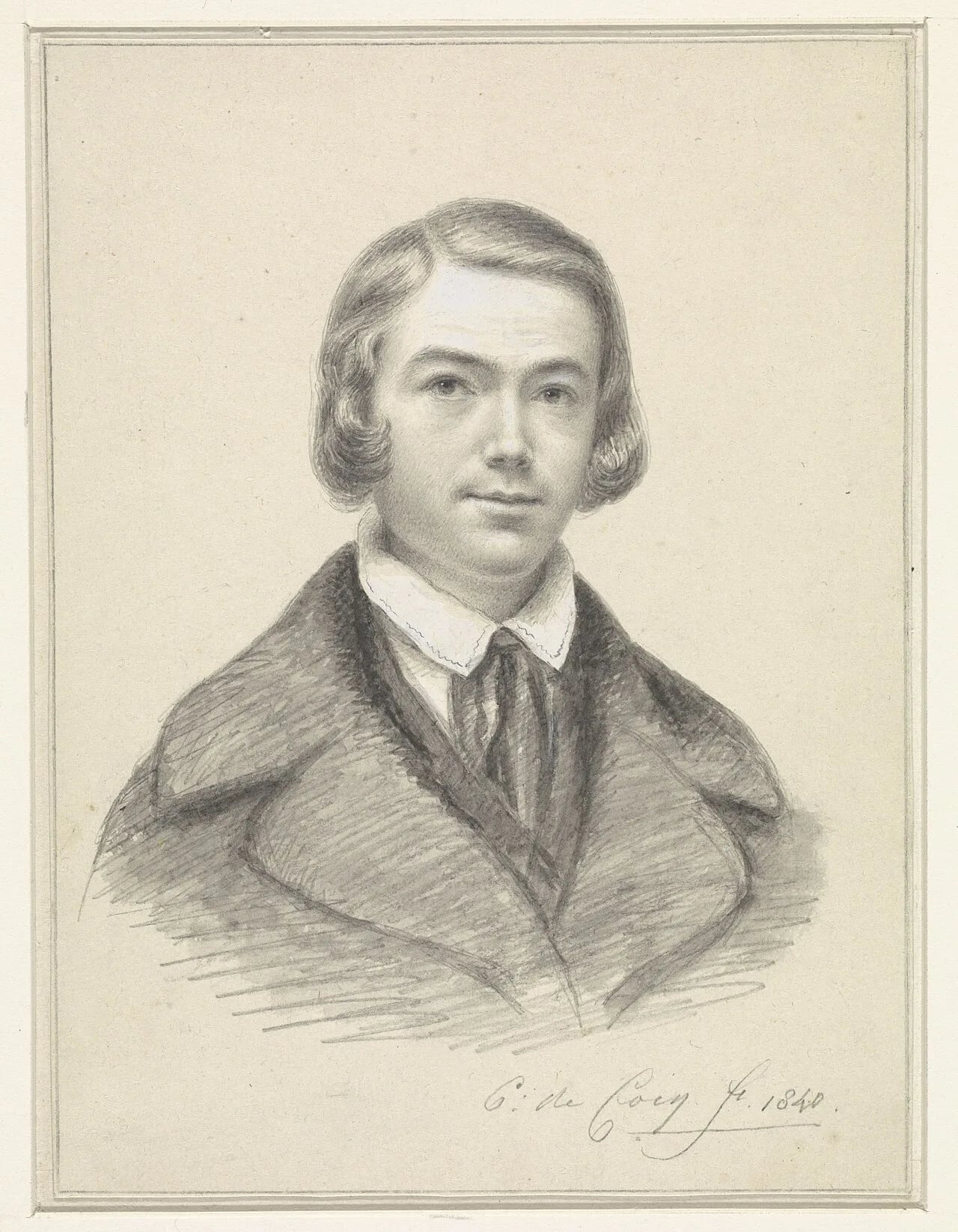 Porträt von Cornelis de Cocq (1815–1889) – Gedenkseite