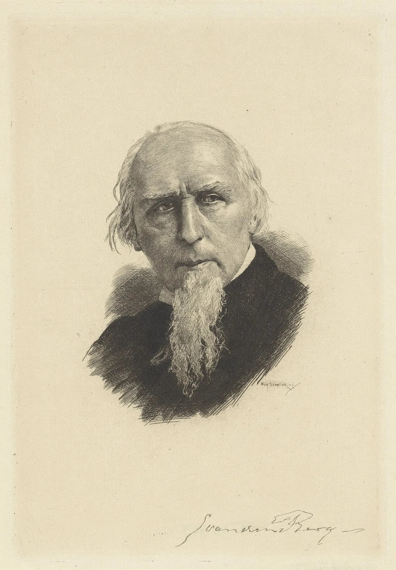 Porträt von Simon van den Berg (1812–1891) – Gedenkseite