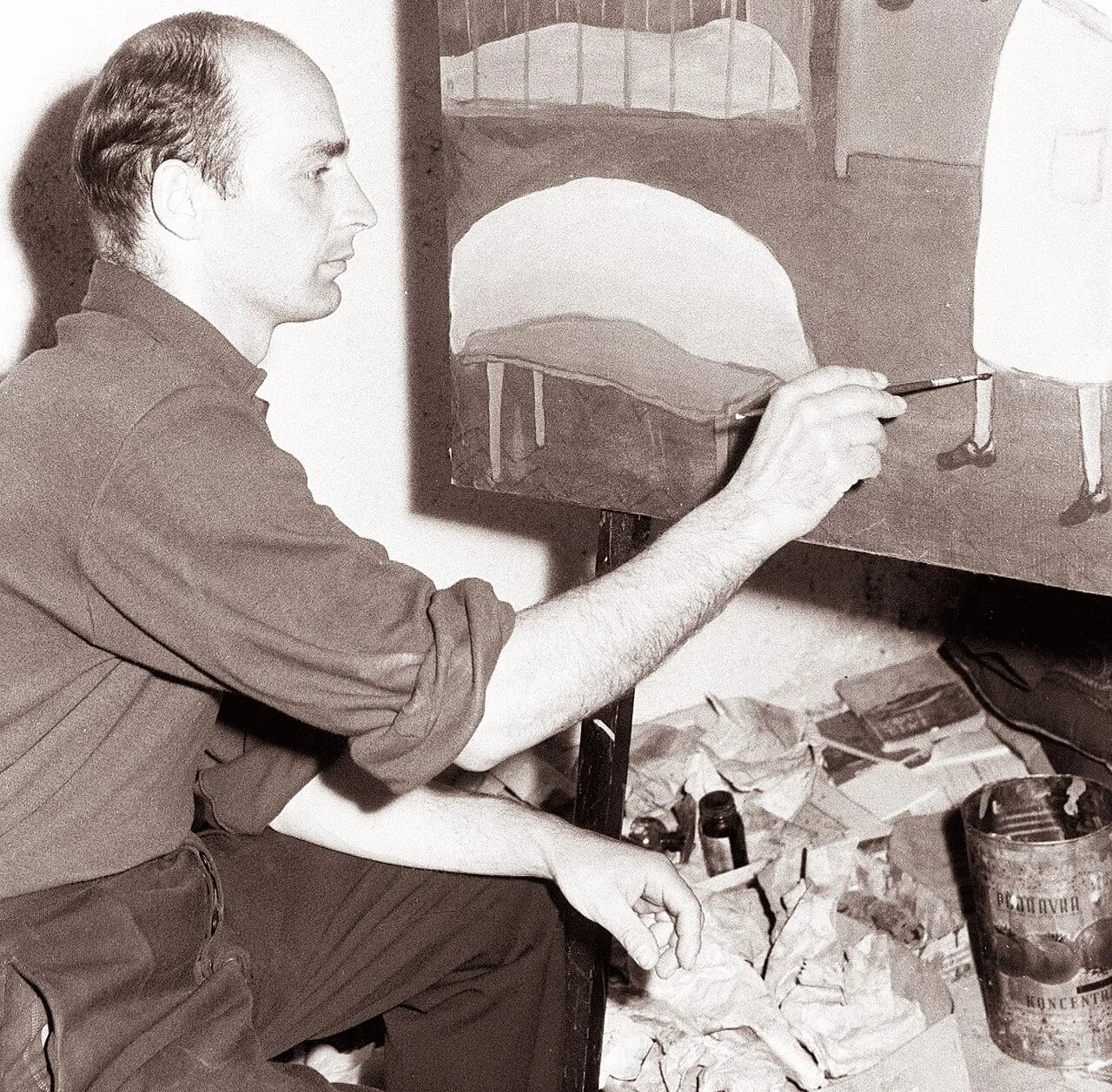 Portrait of Jože Tisnikar (1928–1998) – memorial page