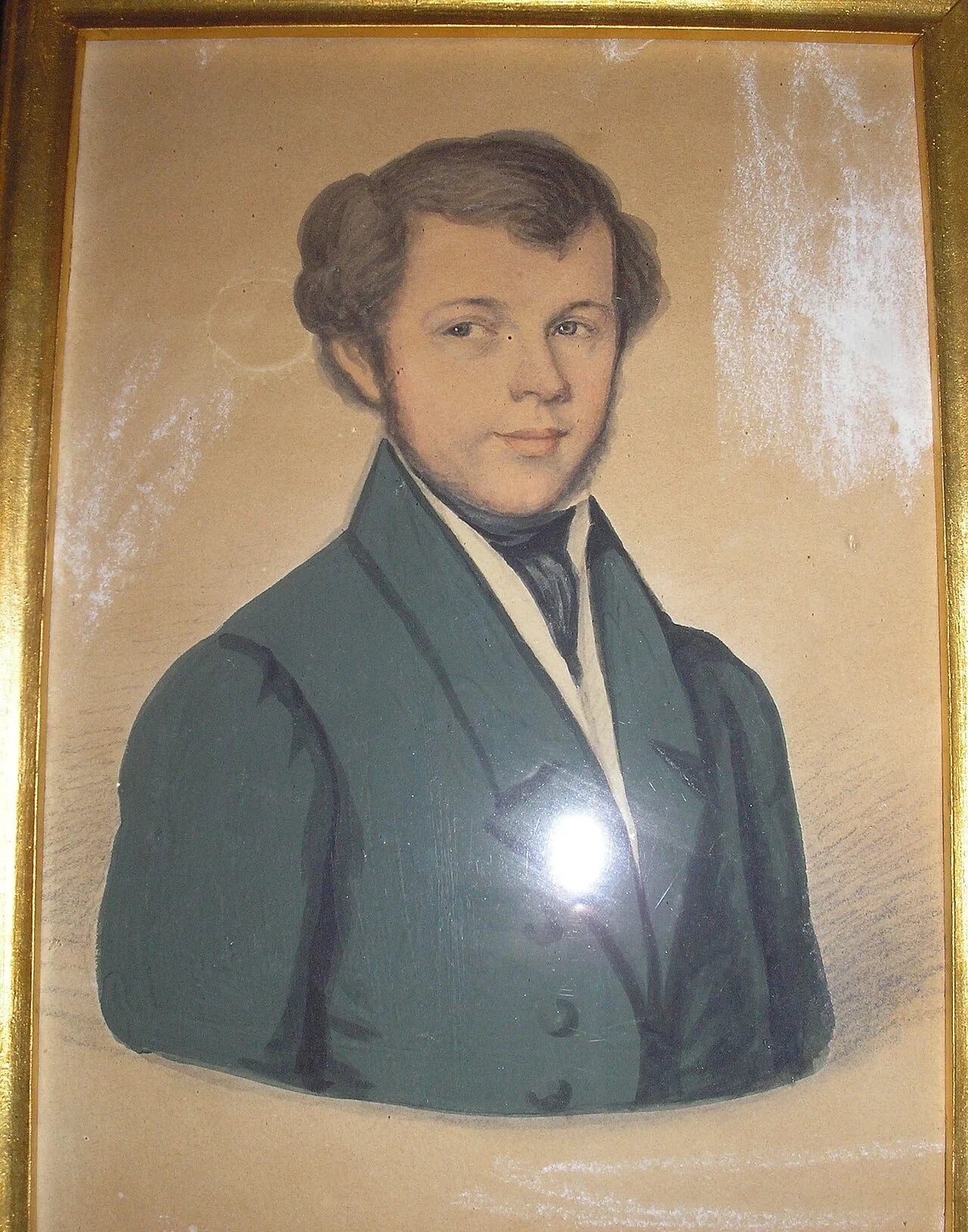 Portrait of Anton Stecher (1805–1895) – memorial page