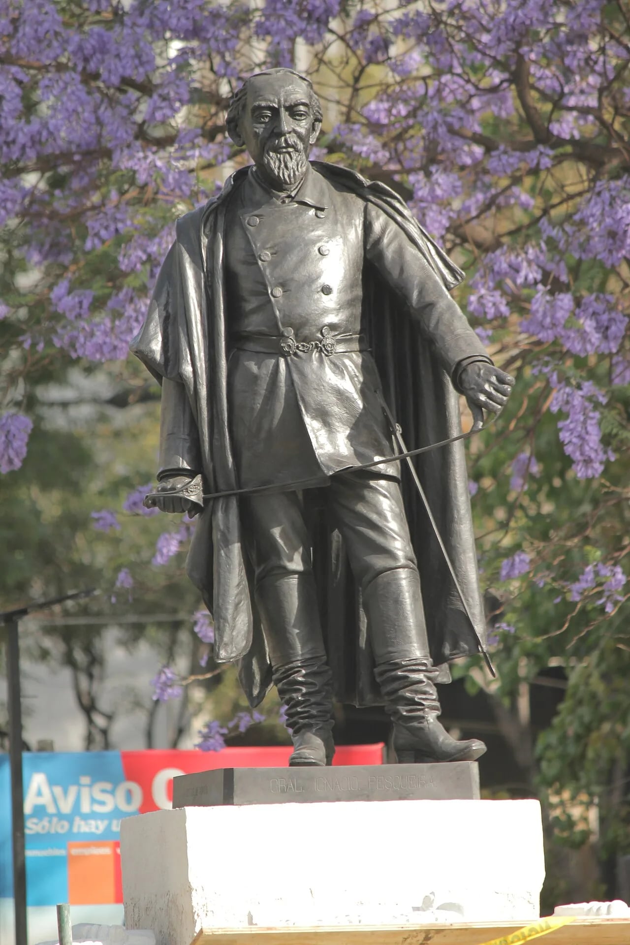 Porträt von Ignacio Pesqueira (1820–1886) – Gedenkseite