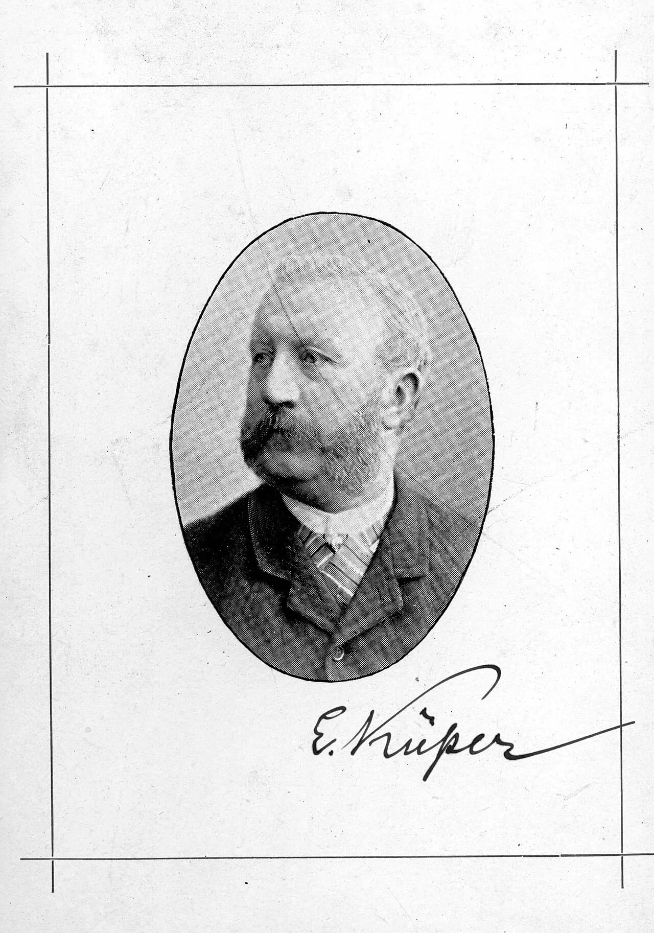 Porträt von Ernst Küper (1835–1912) – Gedenkseite