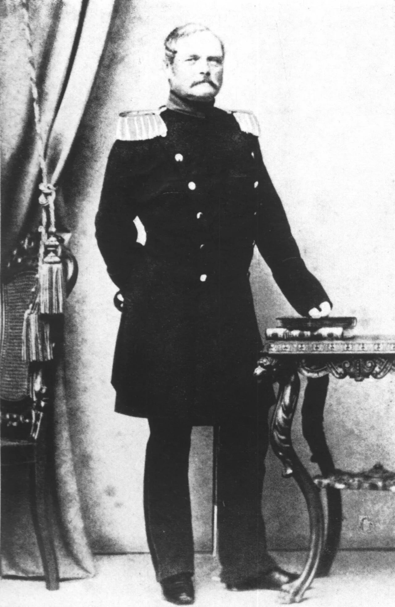 Porträt von Leopold August von Stutterheim (1808–1868) – Gedenkseite