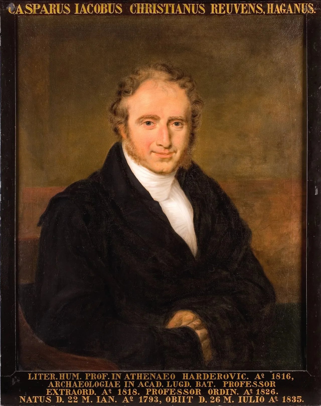 Porträt von Caspar Jakob Christiaan Reuvens (1793–1835) – Gedenkseite