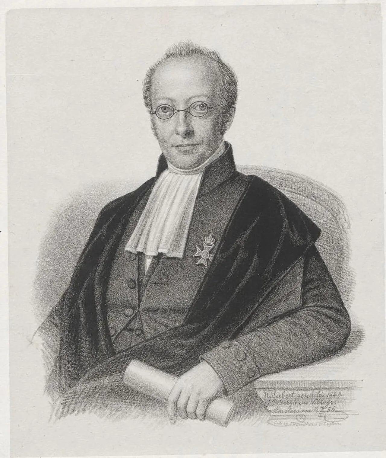 Portrait of Abraham des Amorie van der Hoeven (1798–1855) – memorial page