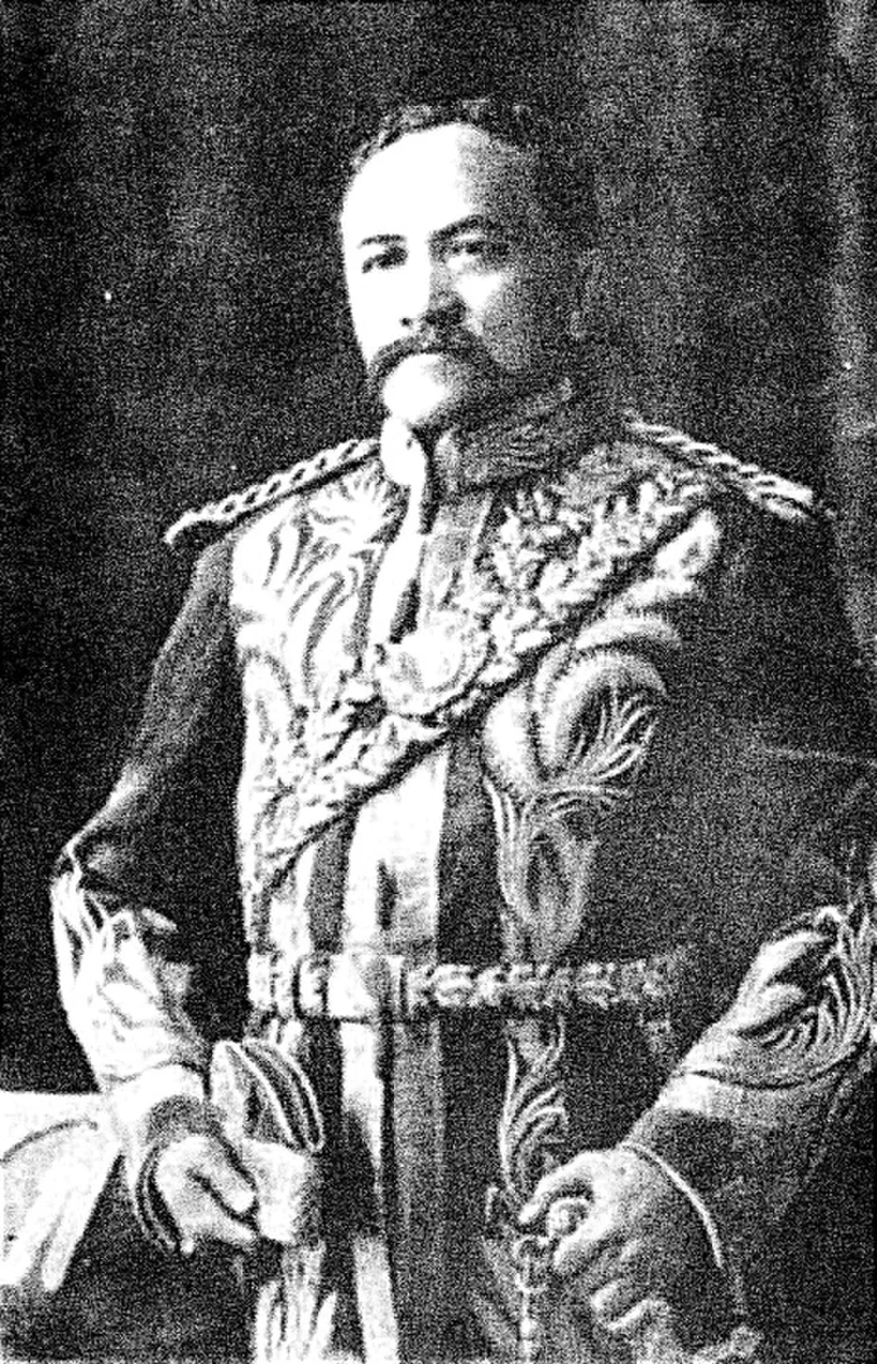 Porträt von Abdullah Muhammad Shah II (1842–1922) – Gedenkseite