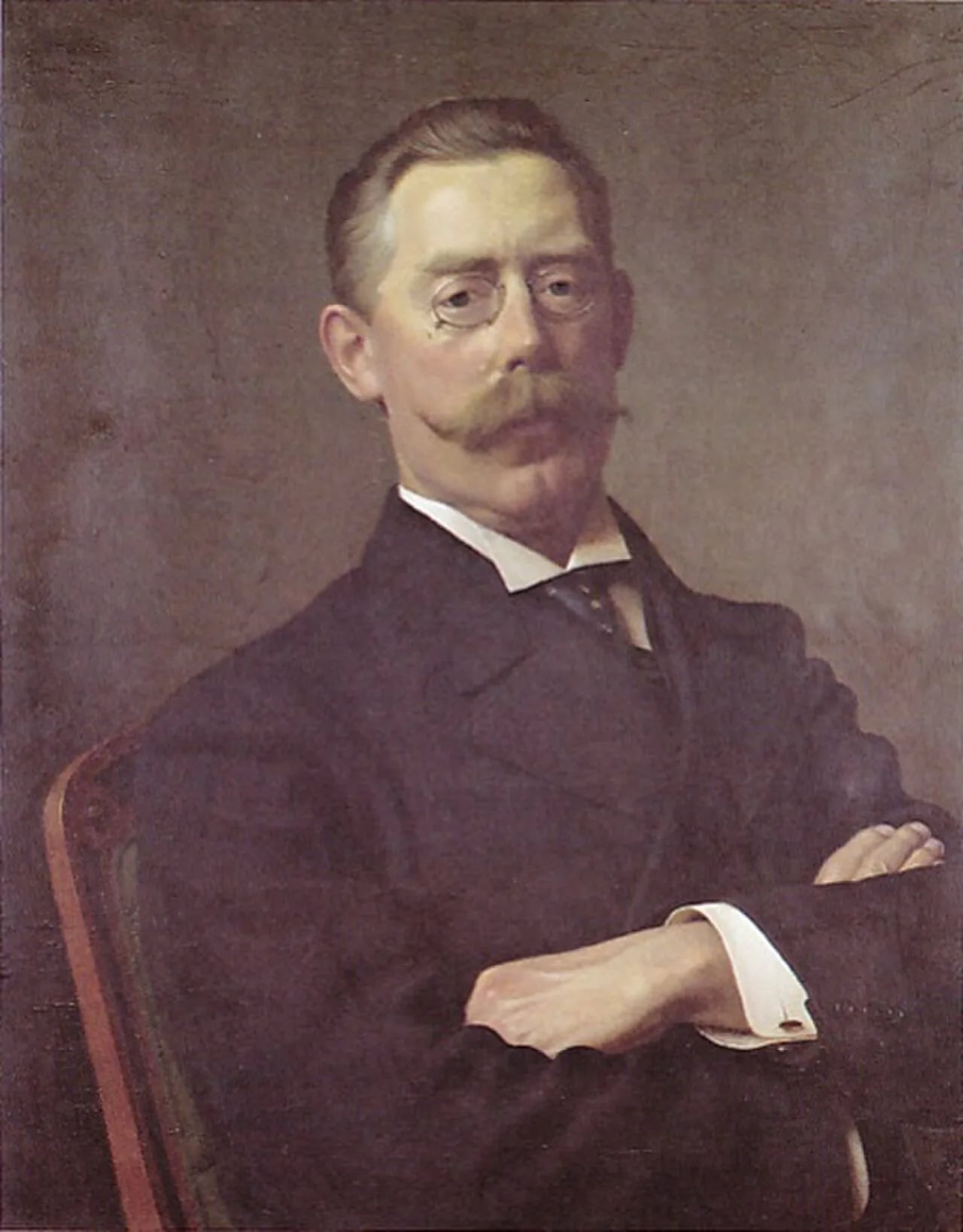 Porträt von Ditlev Lauritzen (1859–1935) – Gedenkseite