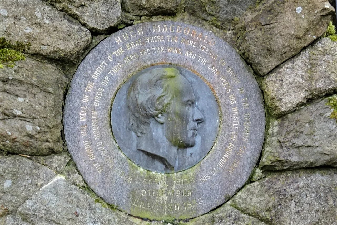 Porträt von Hugh Macdonald (1817–1860) – Gedenkseite