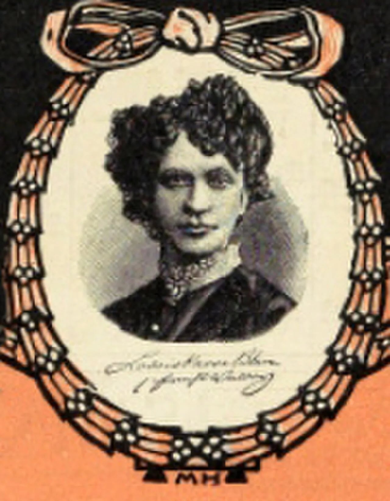 Porträt von Lodoiska von Blum (1841–1927) – Gedenkseite