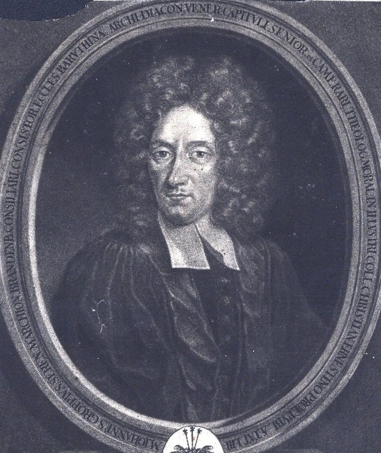 Porträt von Johann Gropp (1655–1709) – Gedenkseite