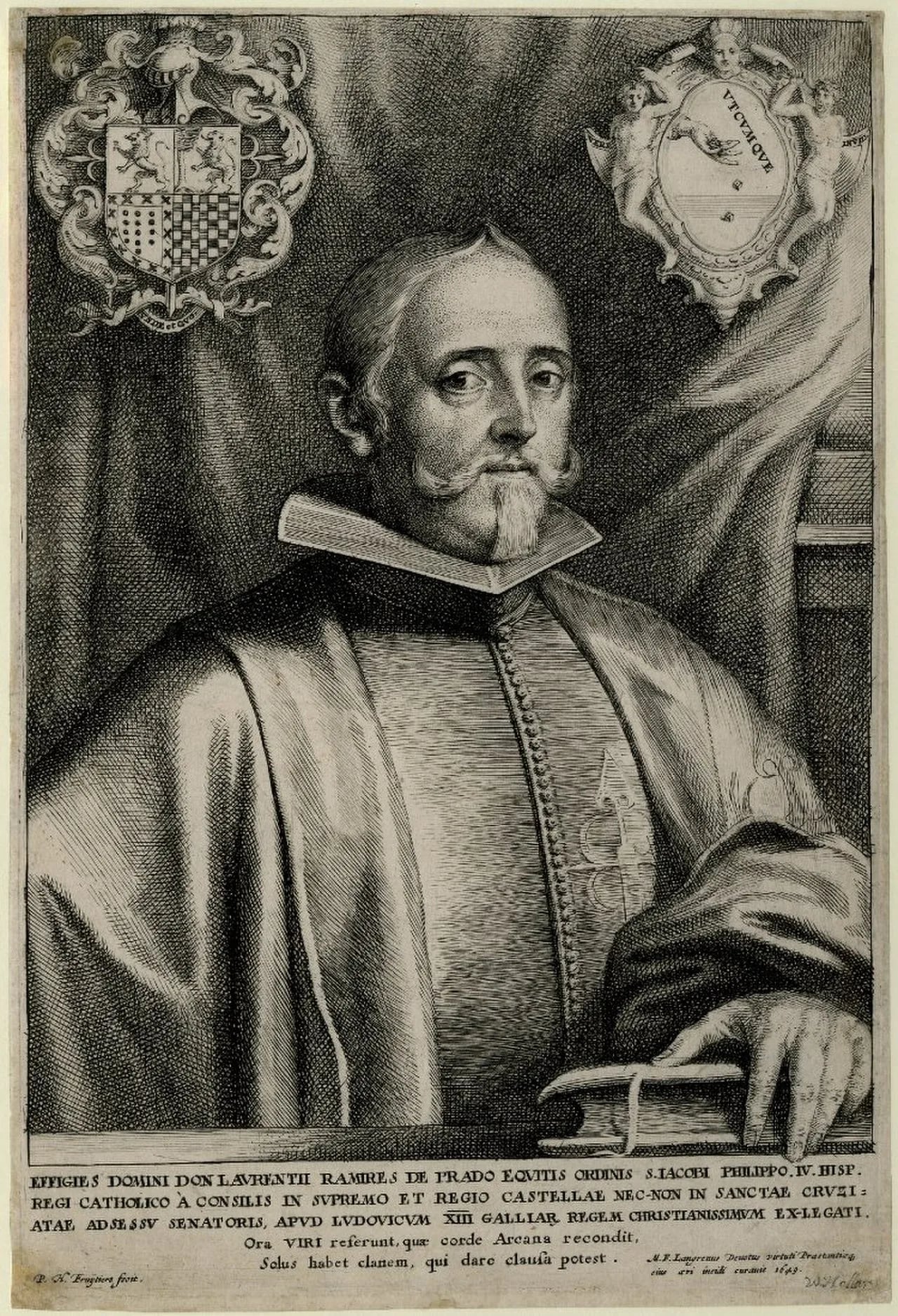 Porträt von Lorenzo Ramírez de Prado (1583–1658) – Gedenkseite