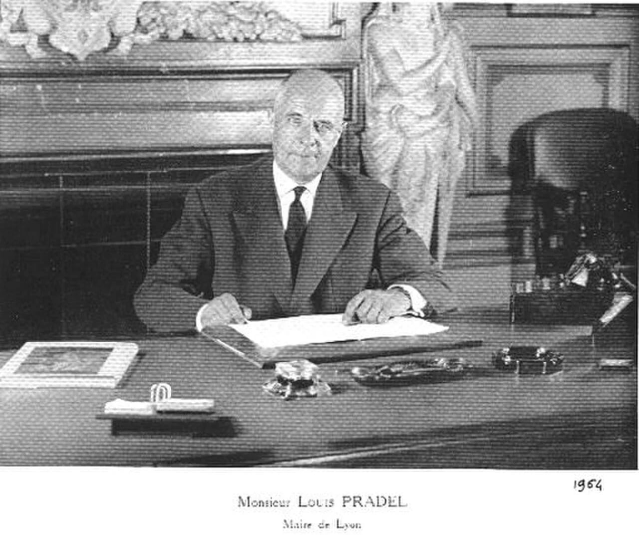 Porträt von Louis Pradel (1906–1976) – Gedenkseite