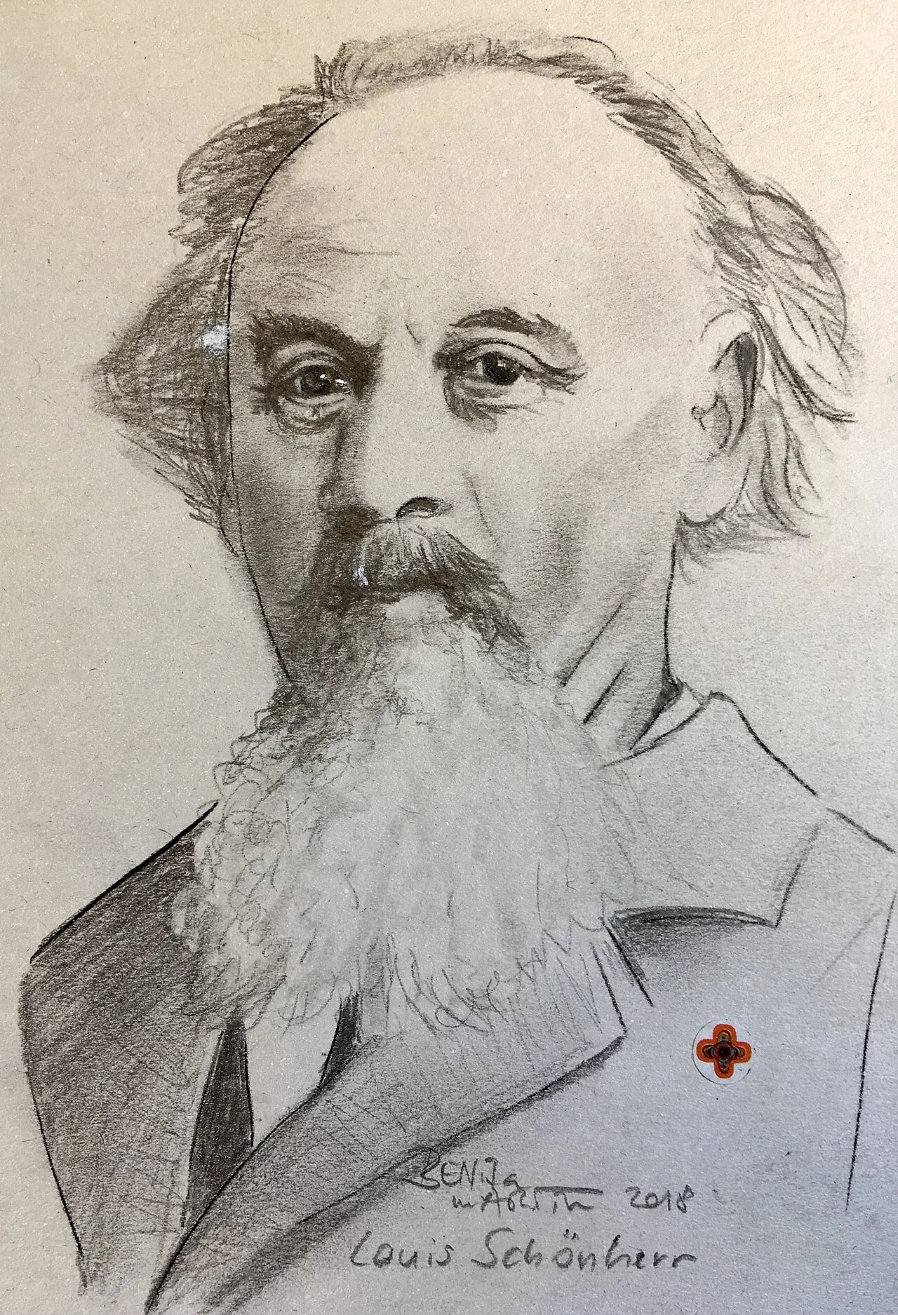 Porträt von Louis Schönherr (1817–1911) – Gedenkseite