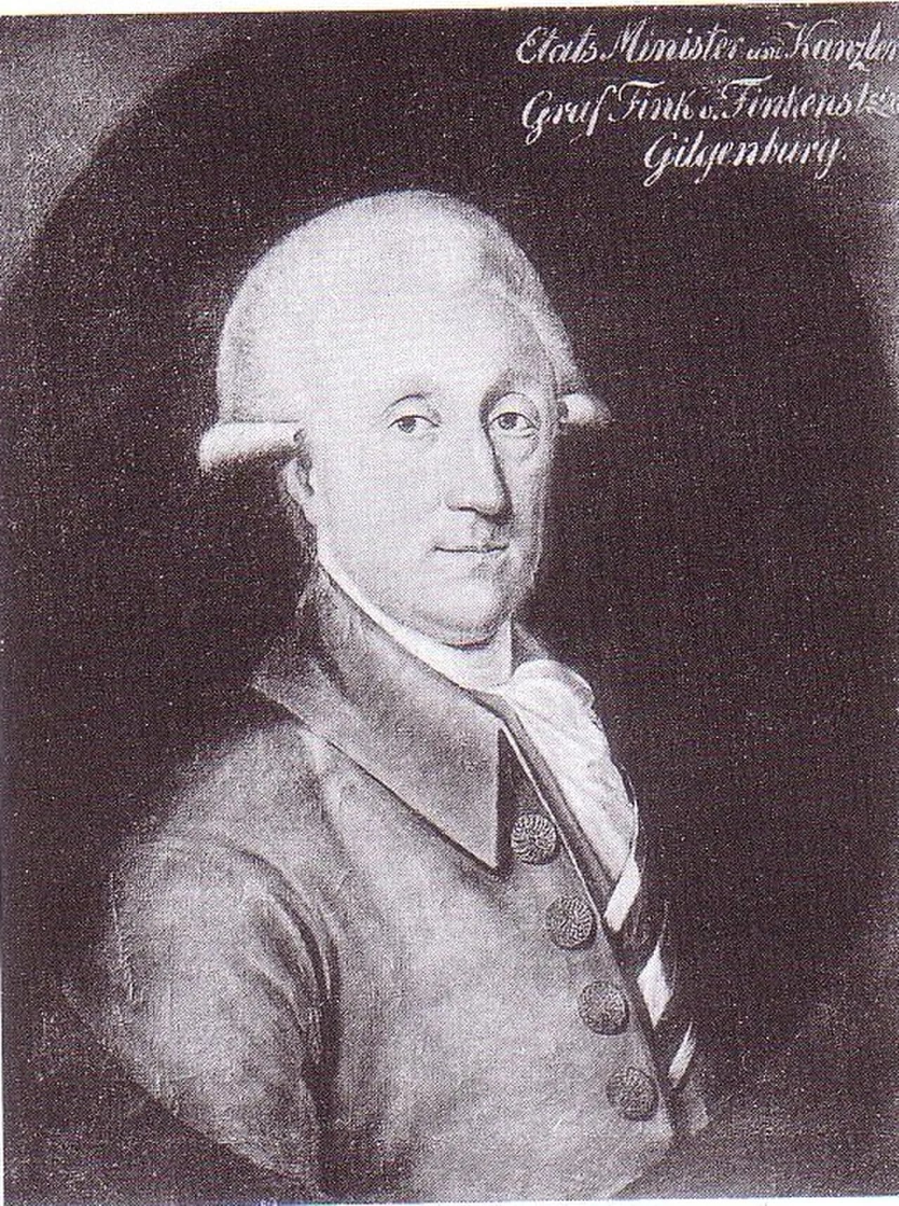 Portrait of Ludwig Finck von Finckenstein (1743–1803) – memorial page