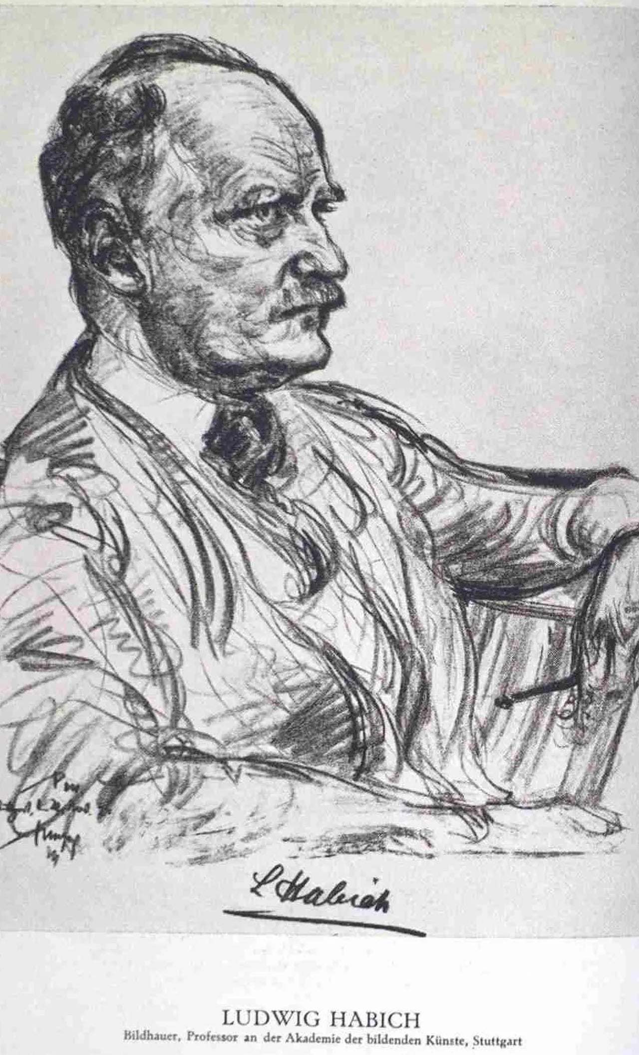 Porträt von Ludwig Habich (1872–1949) – Gedenkseite