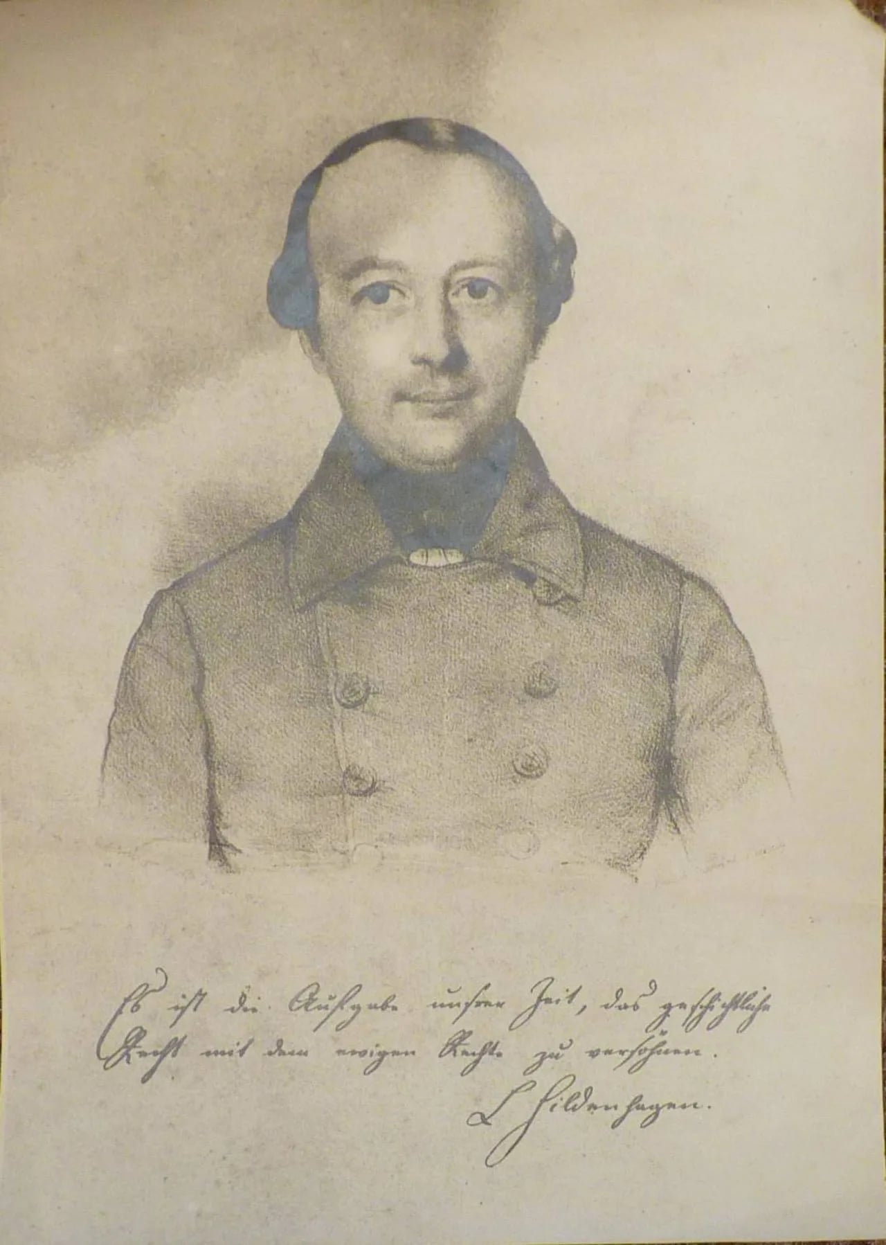 Porträt von Ludwig Hildenhagen (1809–1893) – Gedenkseite