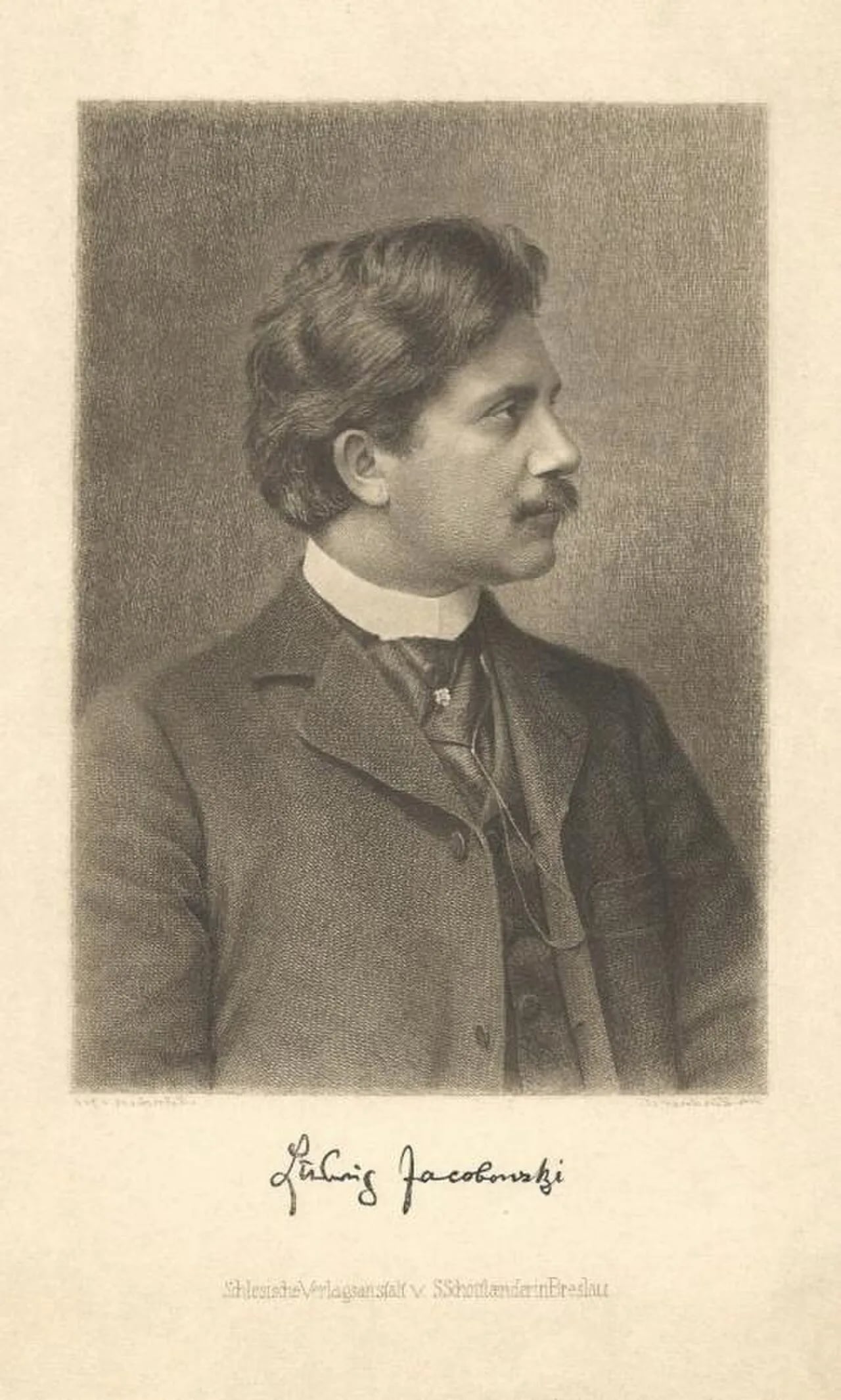 Portrait of Ludwig Jacobowski (1868–1900) – memorial page