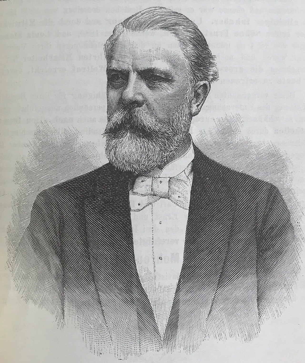 Porträt von Carl Stangen (1833–1911) – Gedenkseite