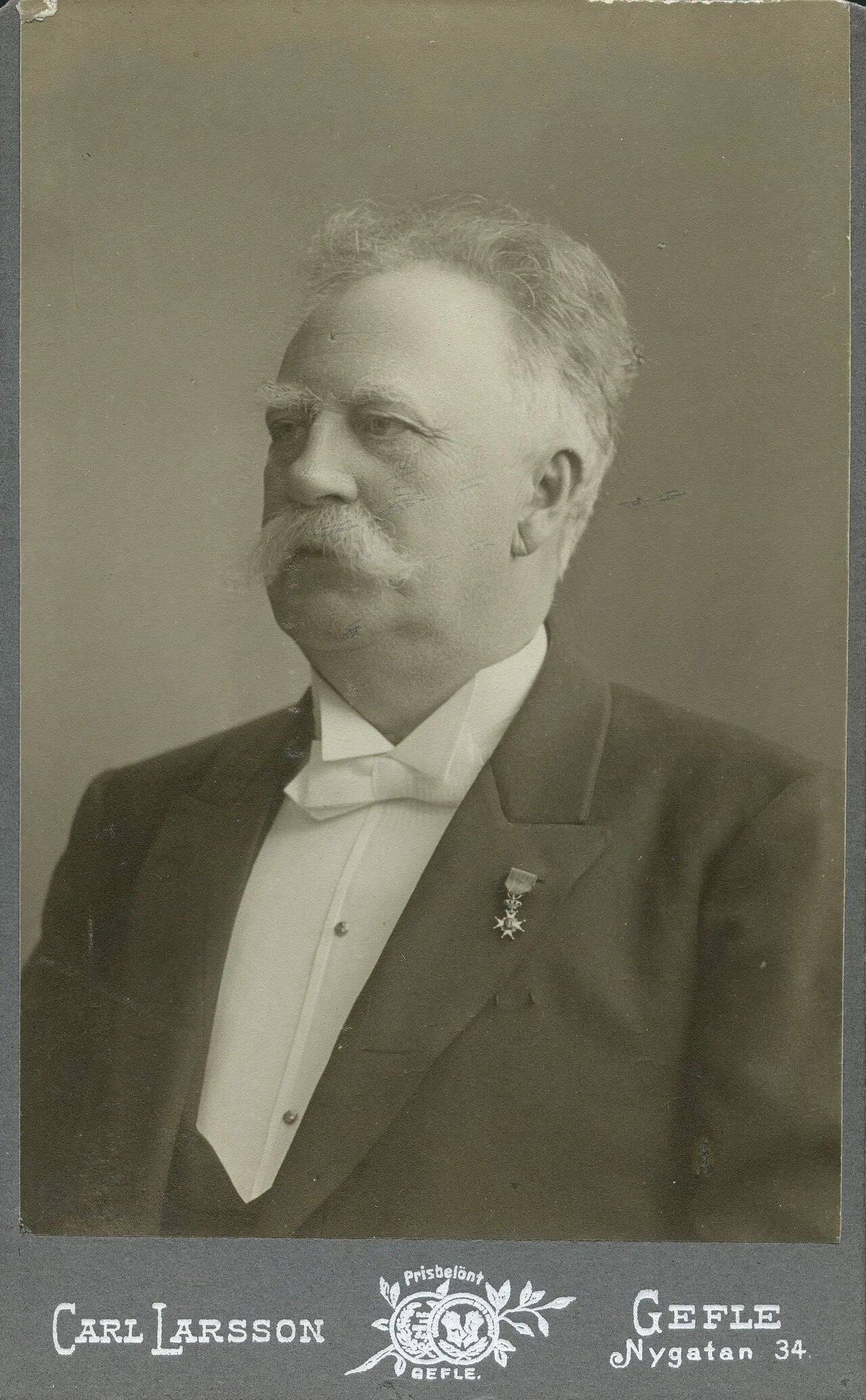 Porträt von Wilhelm Björkgren (1847–1917) – Gedenkseite