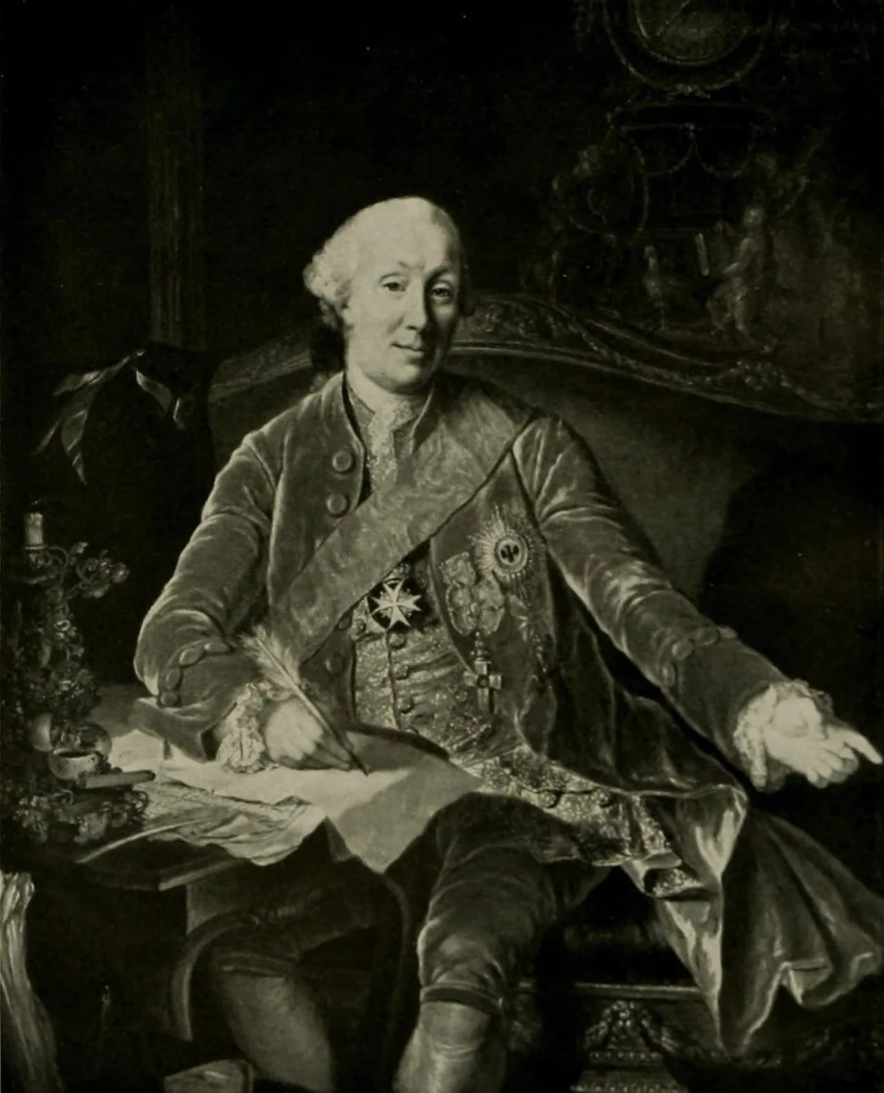 Porträt von Ludwig Philipp vom Hagen (1724–1771) – Gedenkseite