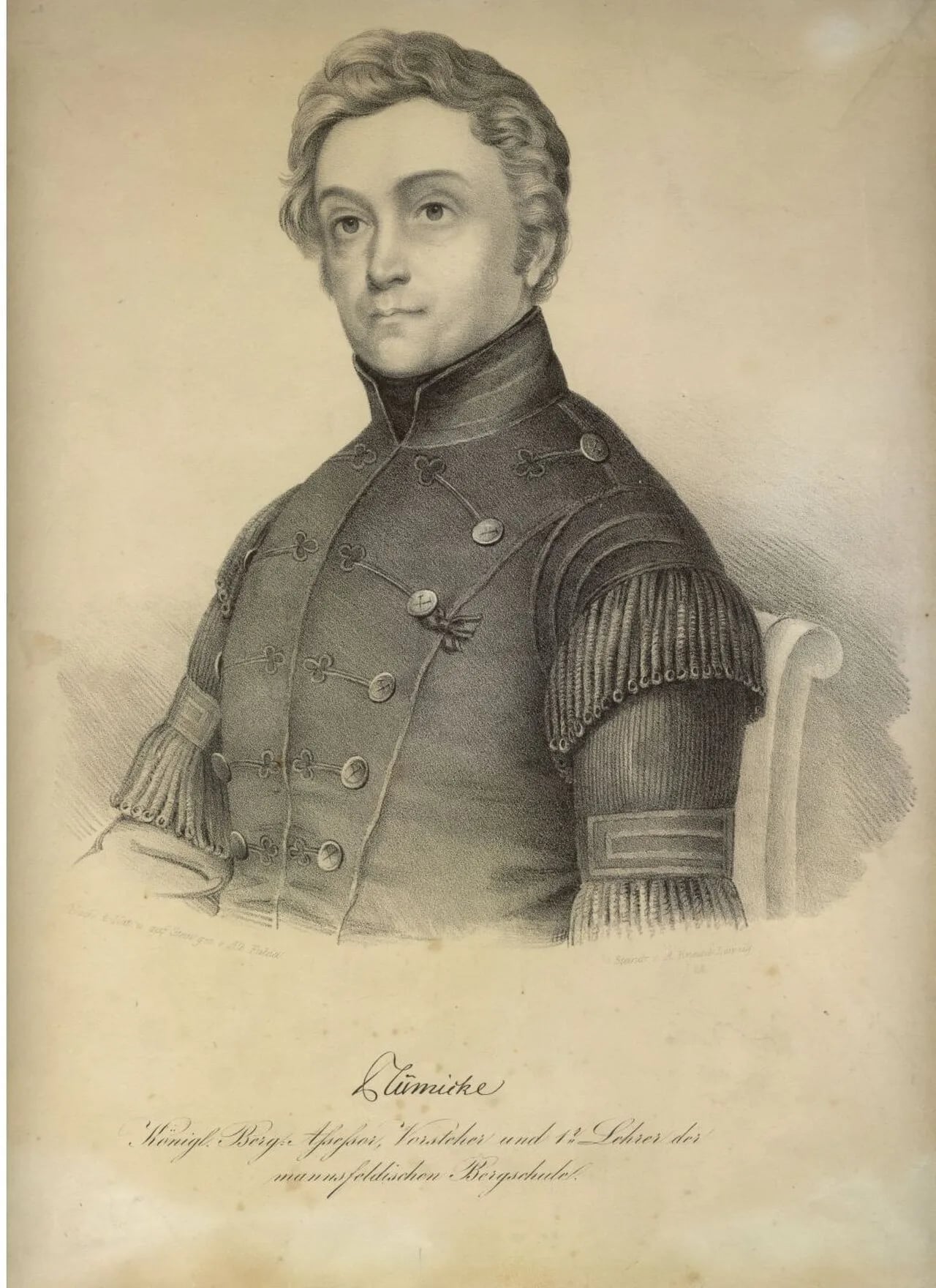 Porträt von Ludwig Plümicke (1791–1866) – Gedenkseite
