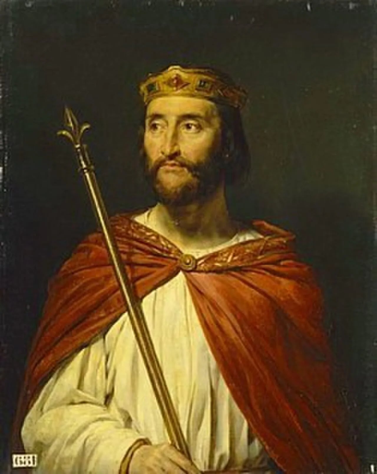 Porträt von Karl III. (879–929) – Gedenkseite