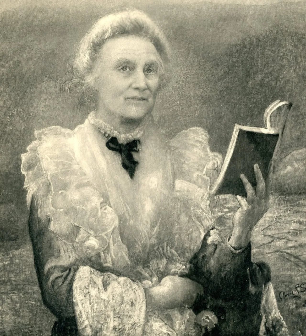 Porträt von Alice Woods (1849–1941) – Gedenkseite