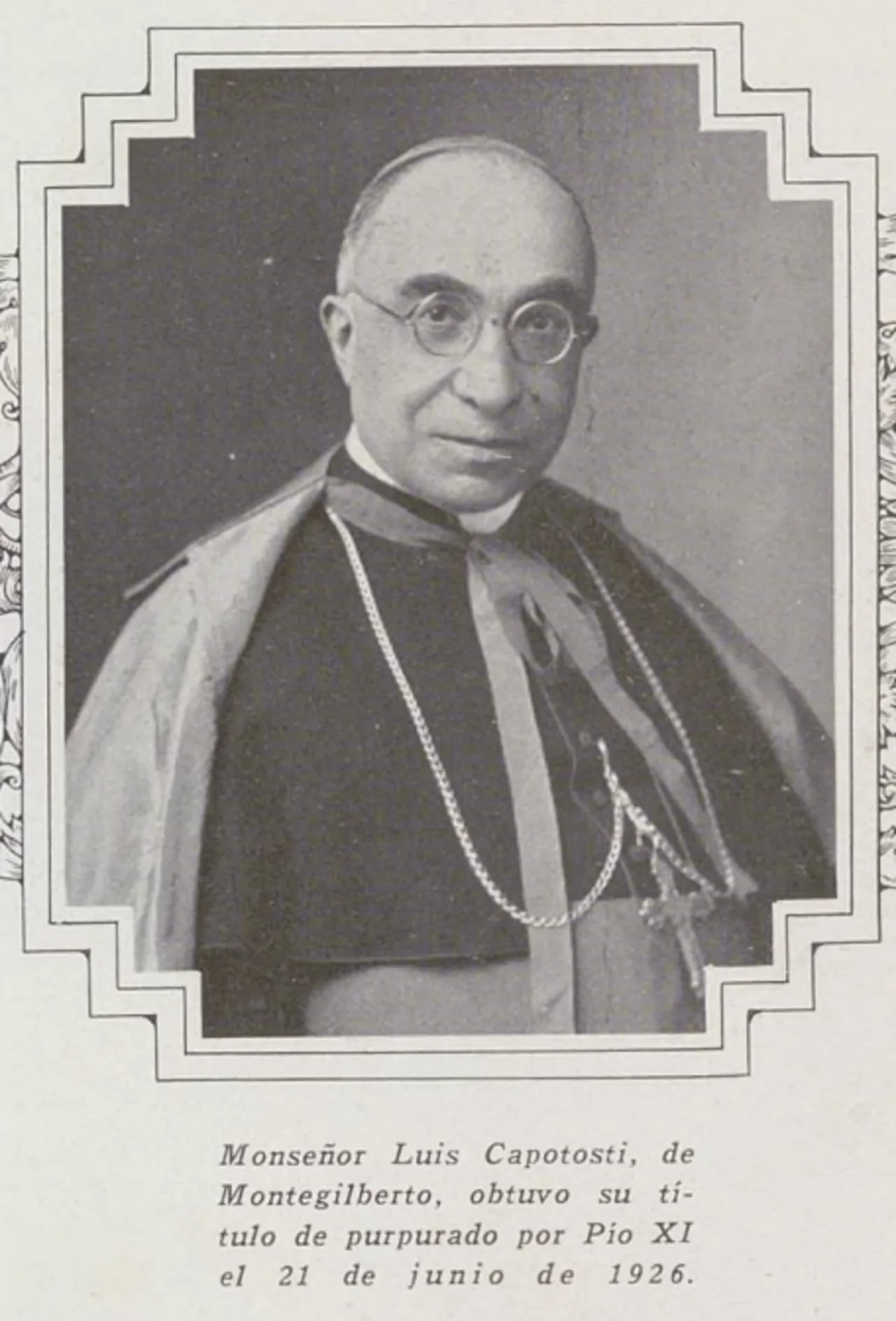 Porträt von Luigi Capotosti (1863–1938) – Gedenkseite