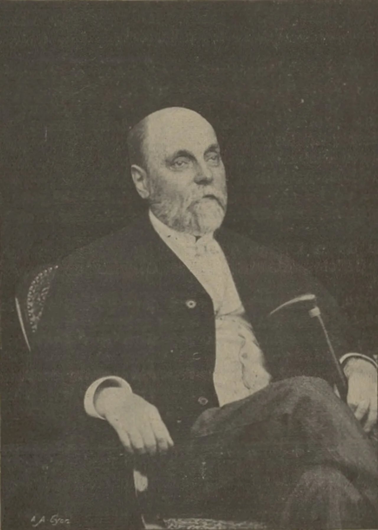 Porträt von Adolphe Coquet (1841–1907) – Gedenkseite
