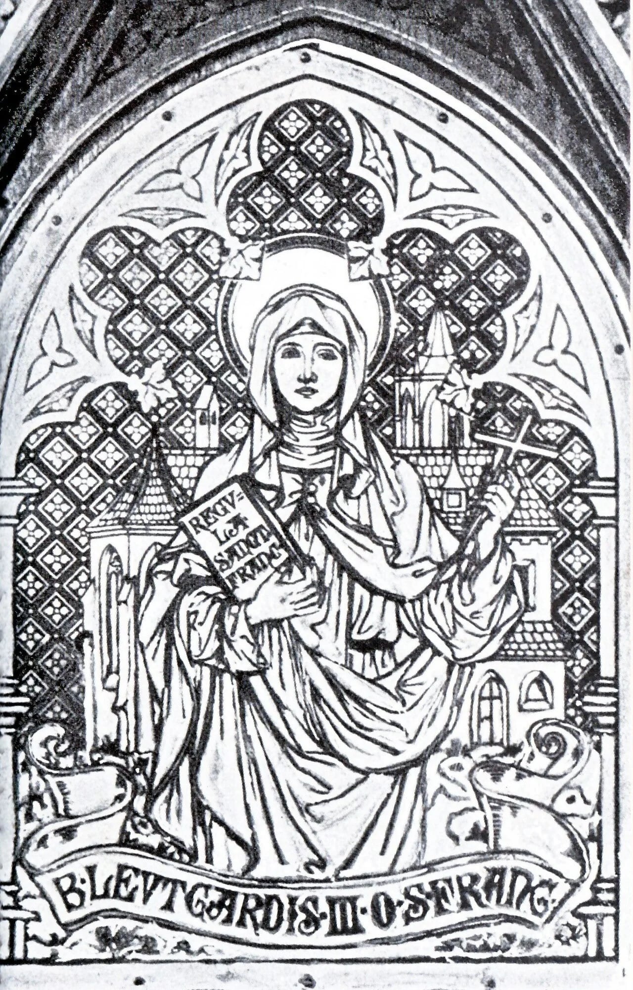 Porträt von Luitgard von Wittichen (1291–1348) – Gedenkseite