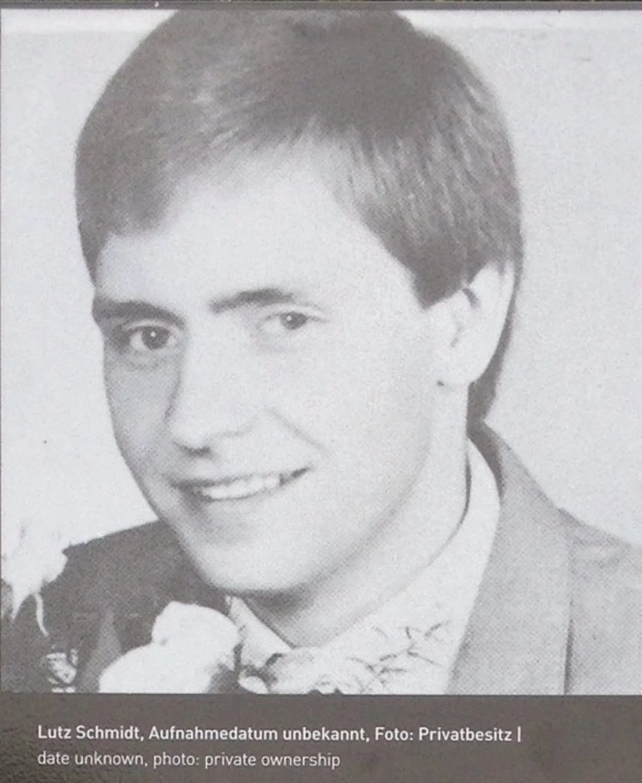 Portrait of Lutz Schmidt (1962–1987) – memorial page