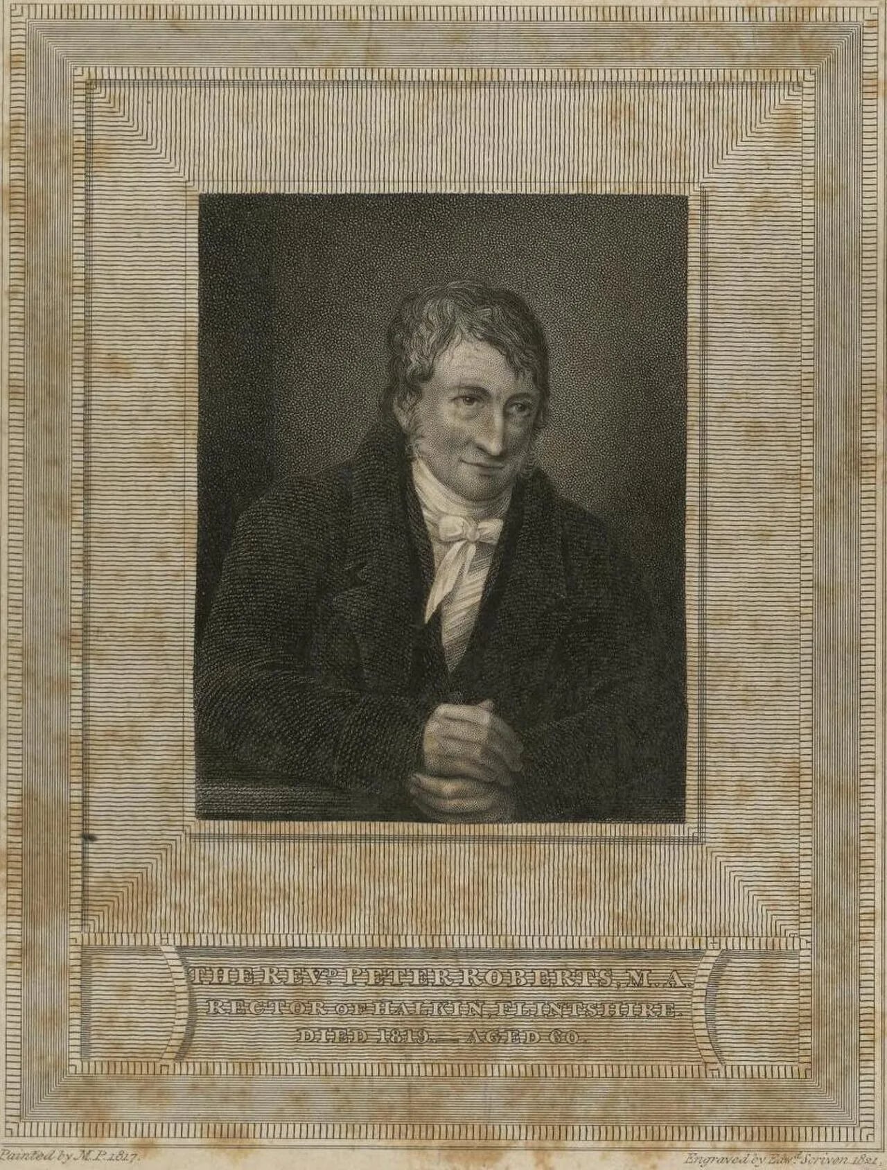 Porträt von Peter Roberts (1760–1819) – Gedenkseite