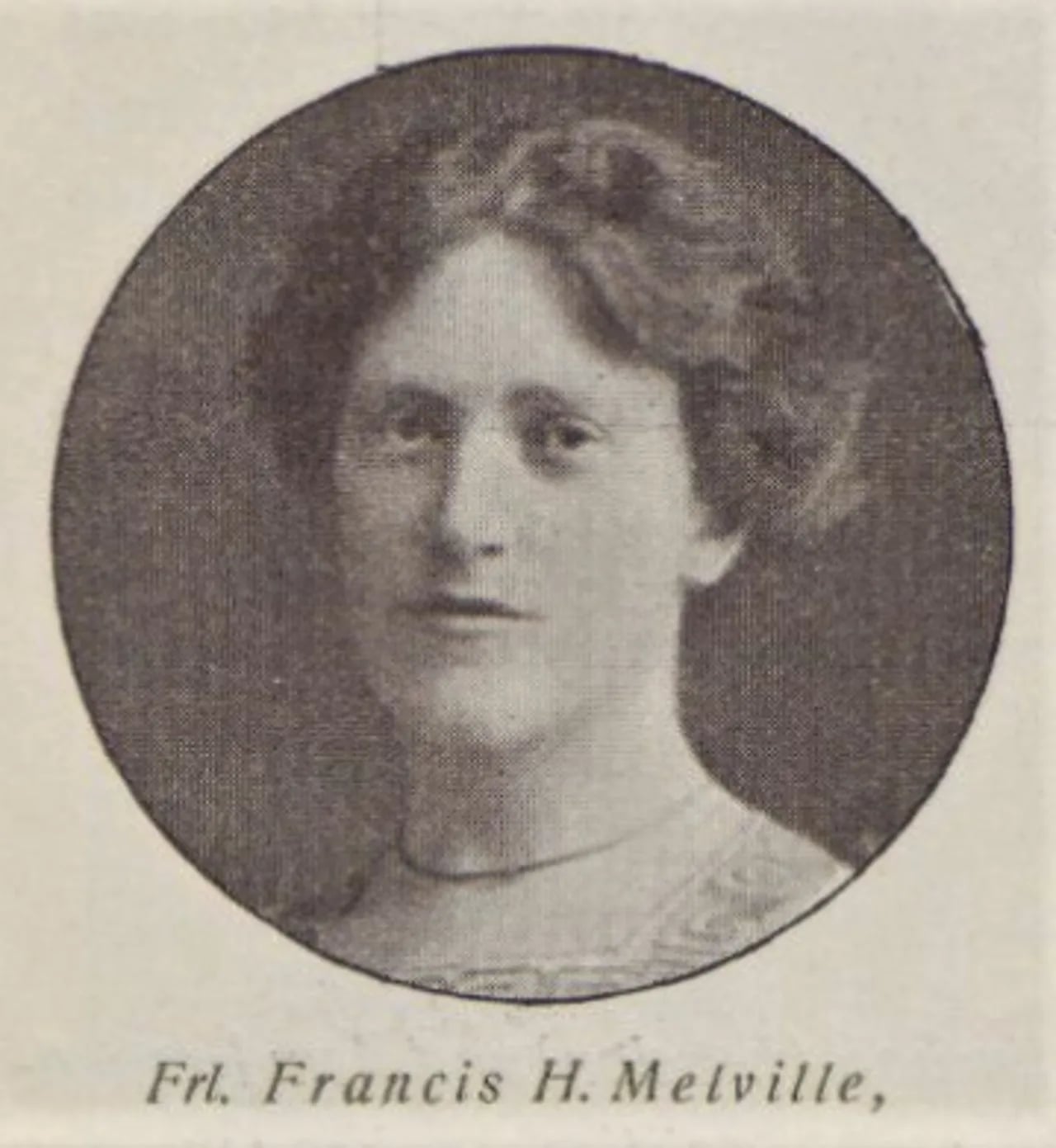 Porträt von Frances Melville (1873–1962) – Gedenkseite