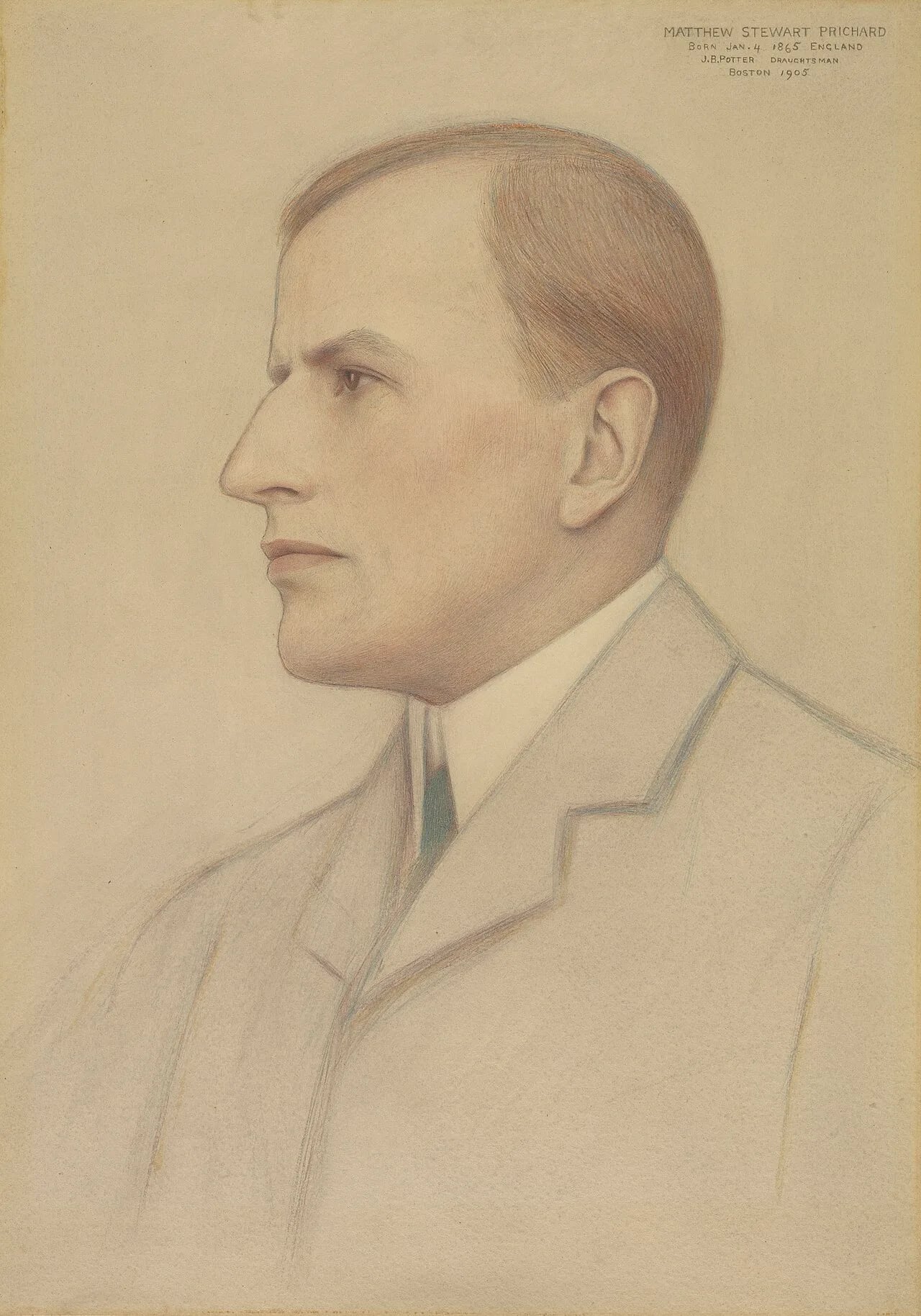 Portrait of Matthew Prichard (1865–1936) – memorial page