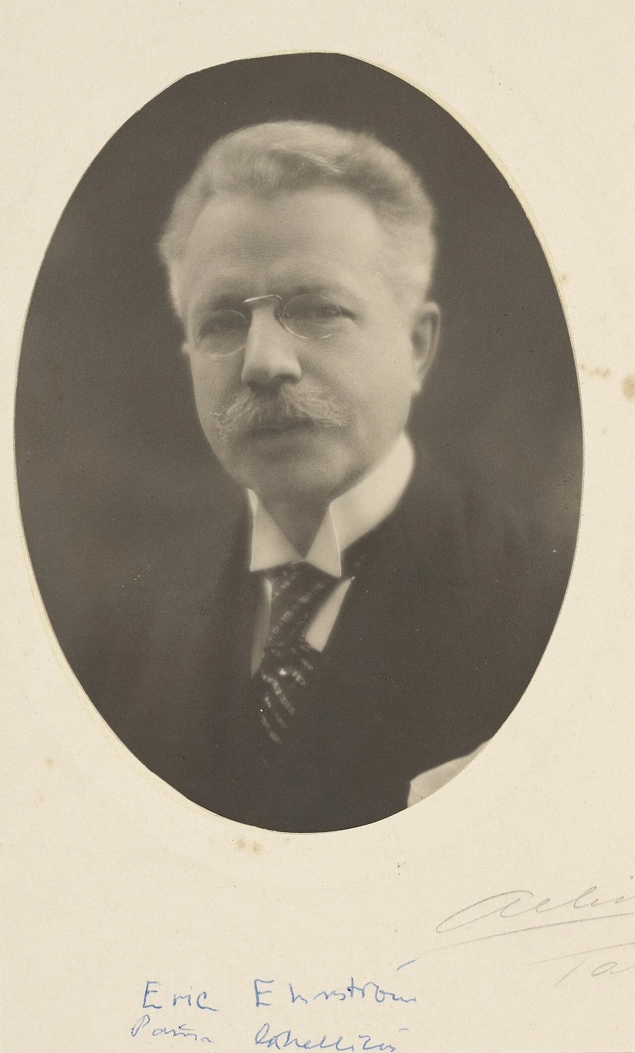Portrait of Erik Ehrström (1869–1947) – memorial page