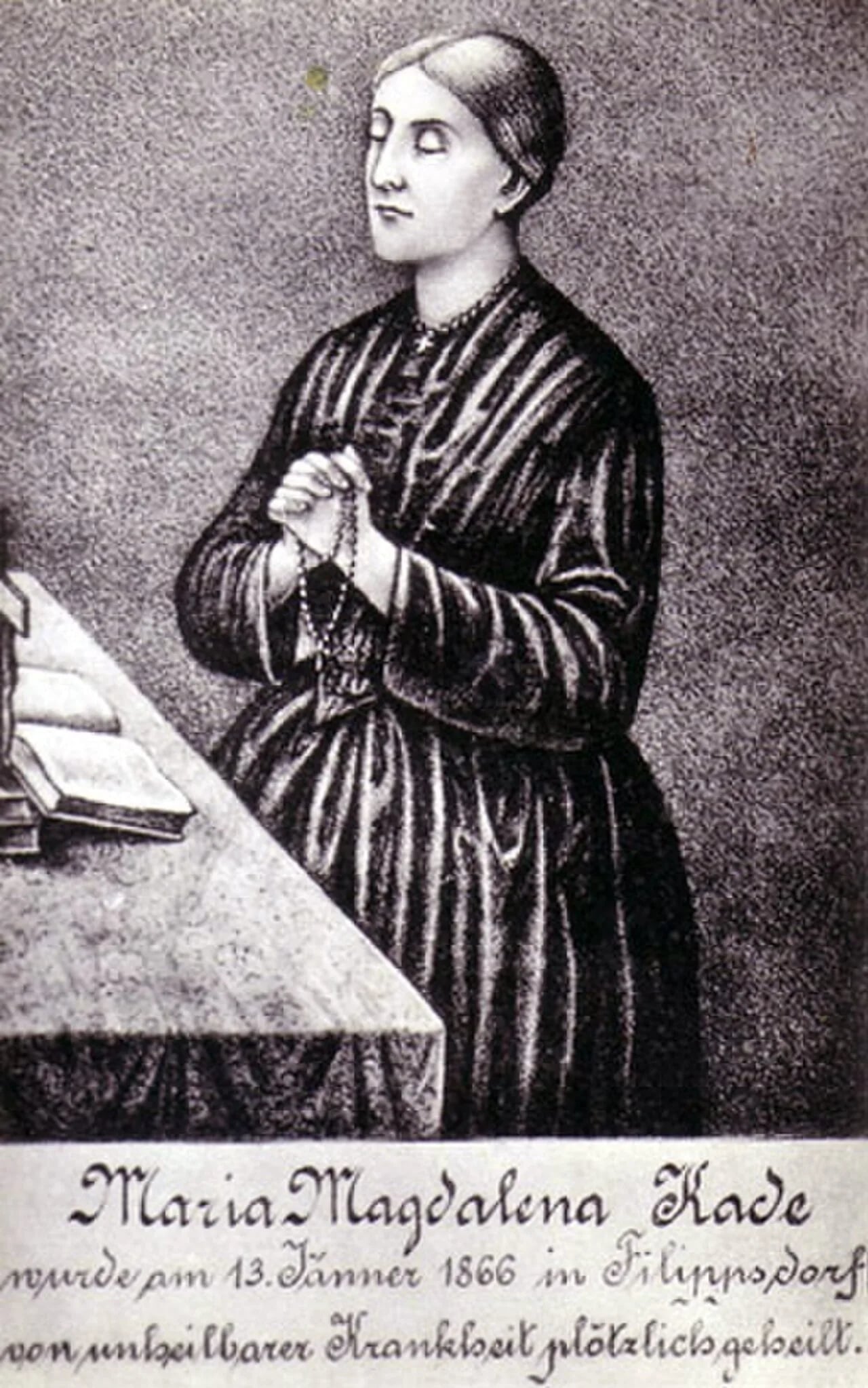 Portrait of Magdalena Kade (1835–1905) – memorial page