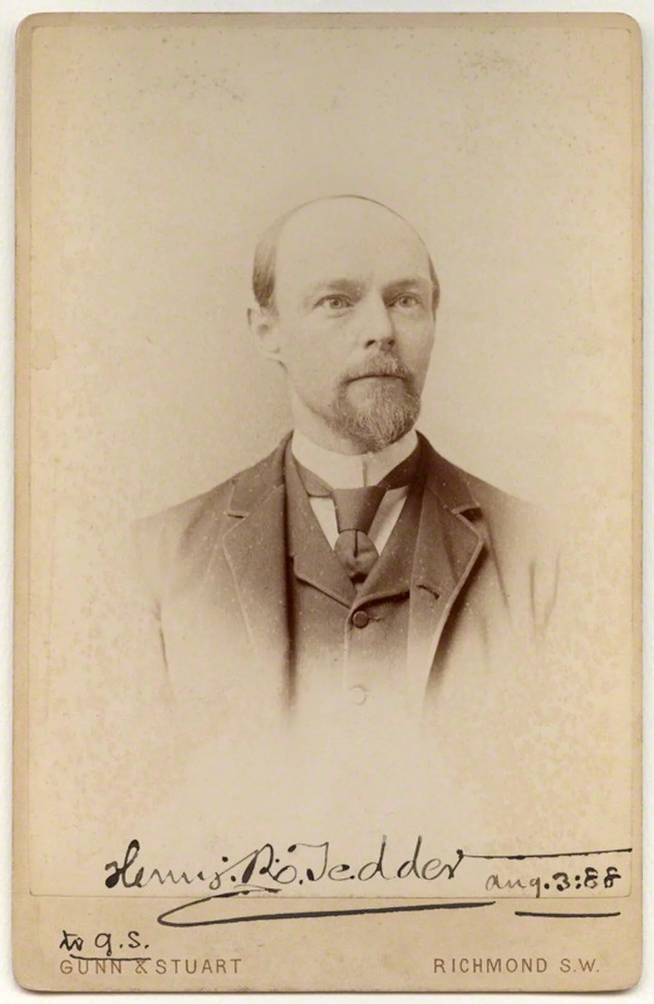 Porträt von Henry Richard Tedder (1850–1924) – Gedenkseite