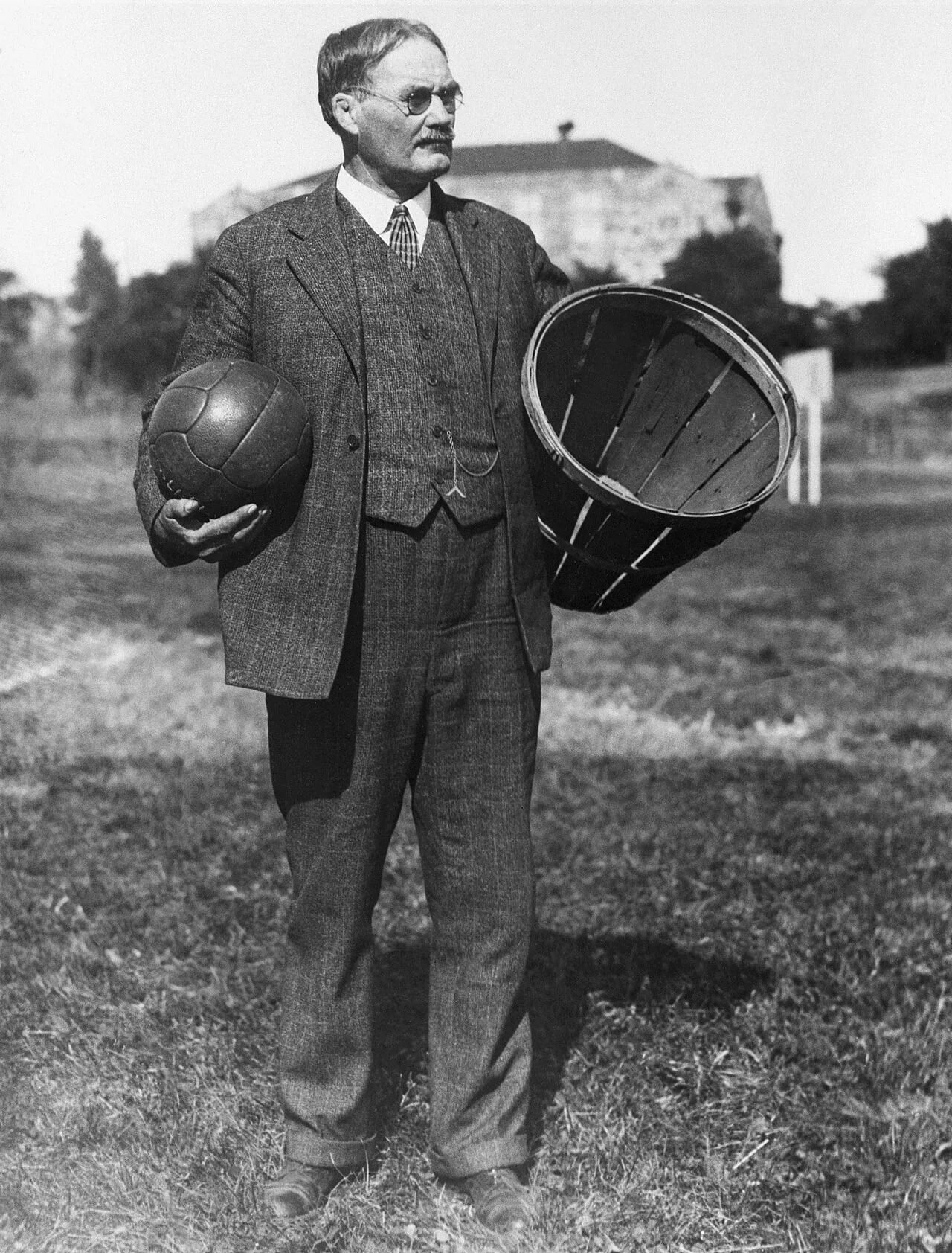 Portrait of James Naismith (1861–1939) – memorial page