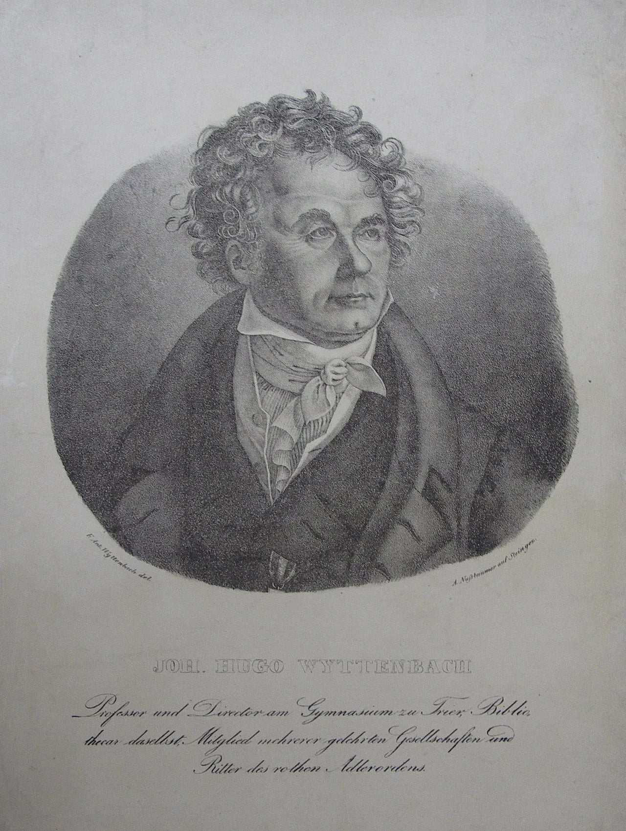 Porträt von Johann Hugo Wyttenbach (1767–1848) – Gedenkseite