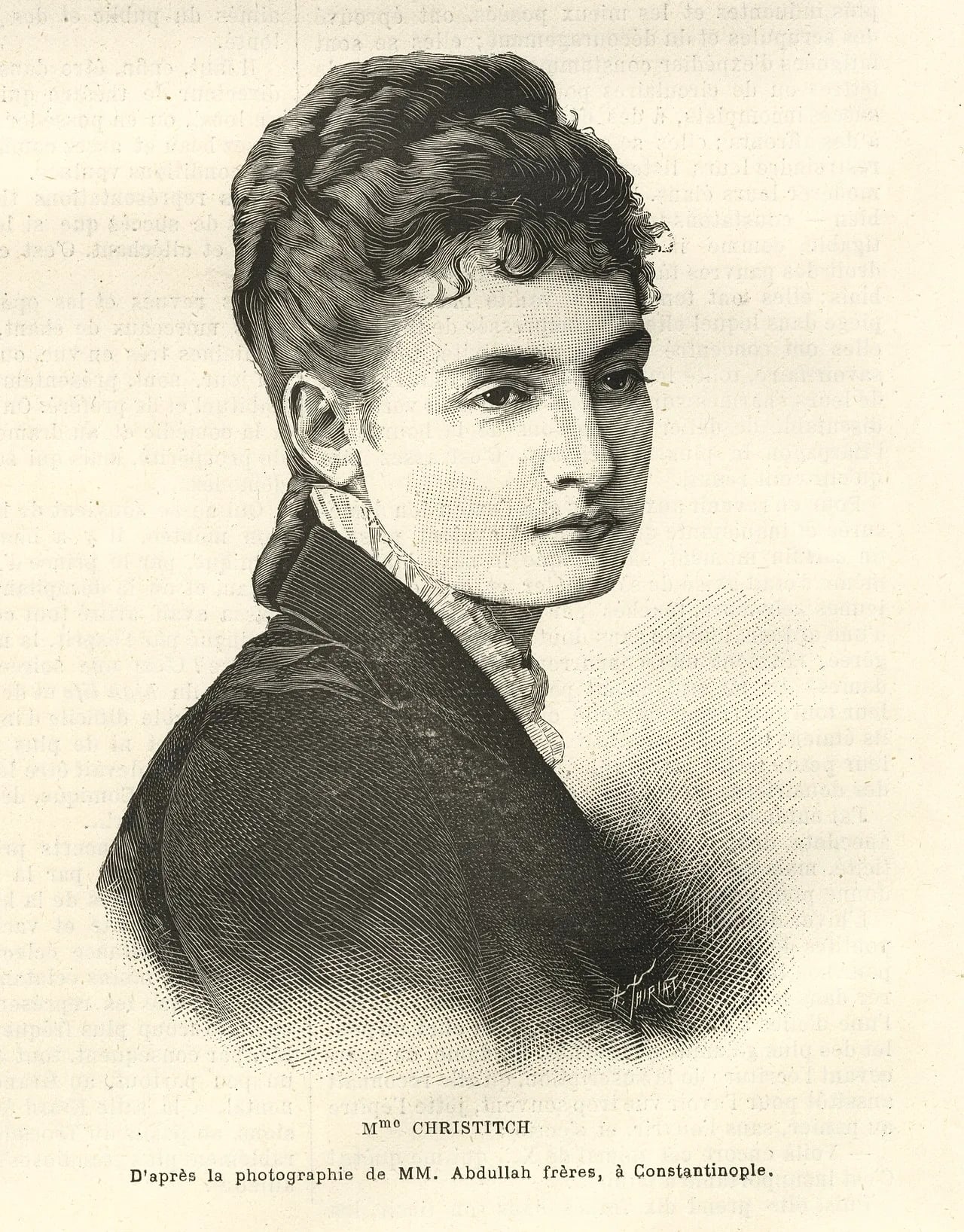 Portrait of Elizabeth Christitch (1861–1933) – memorial page