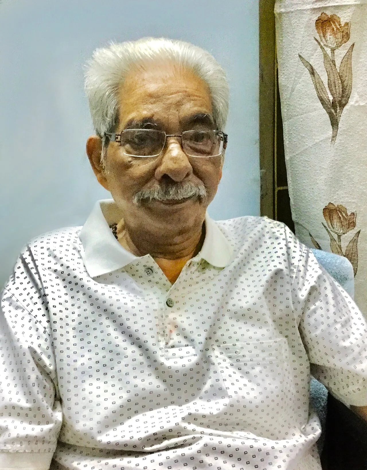 Portrait of Rakhal Chandra Mohanty (1932–2019) – memorial page