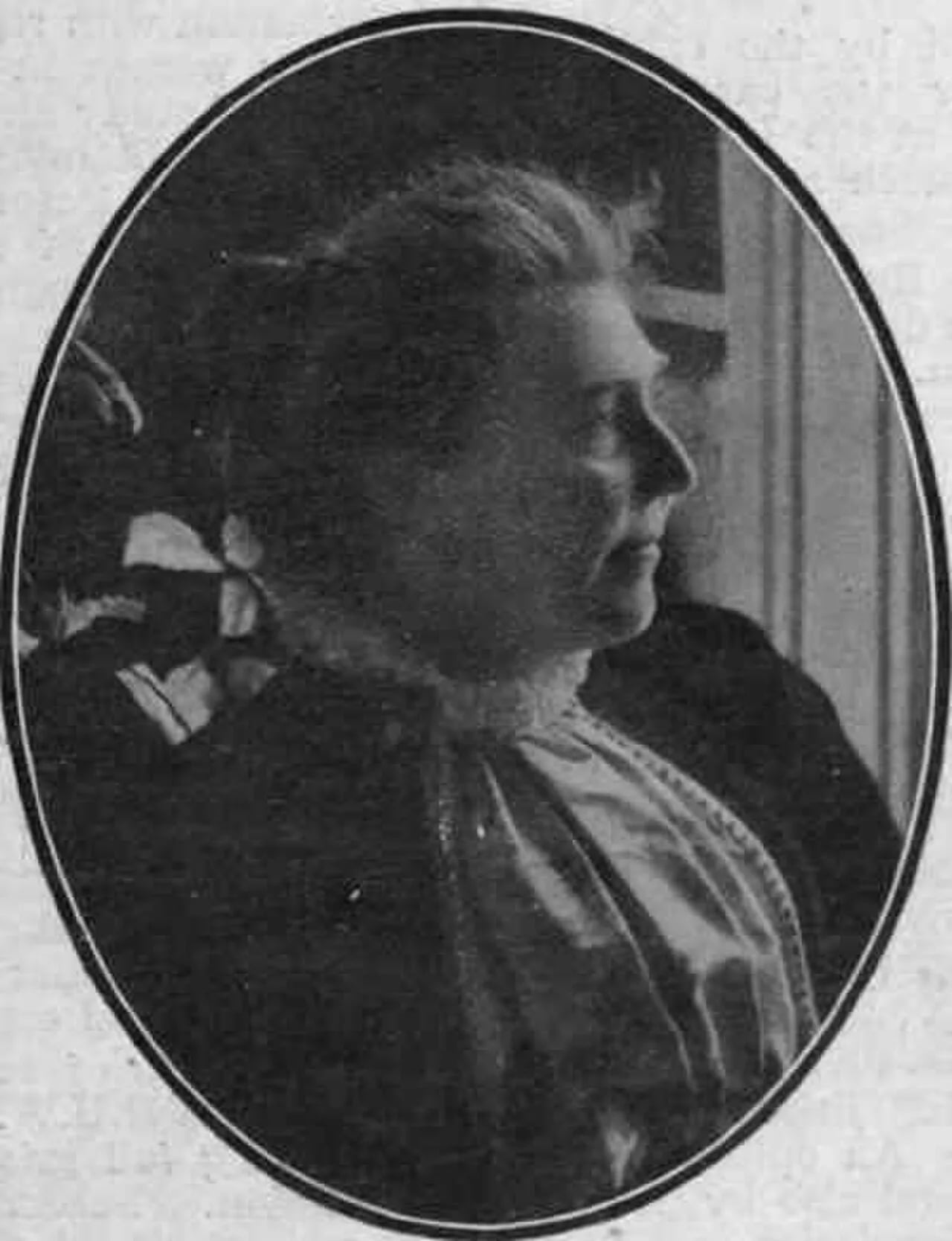 Portrait of Laura Ridding (1849–1939) – memorial page