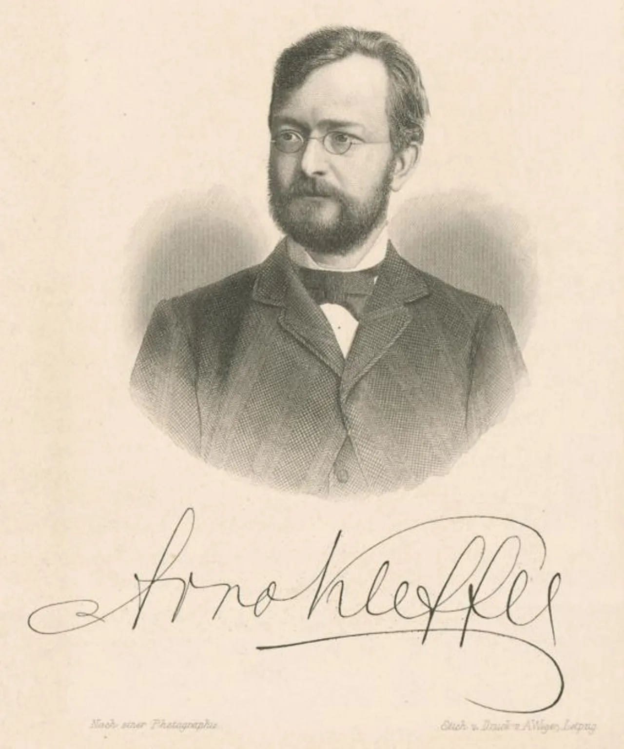 Porträt von Arno Kleffel (1840–1913) – Gedenkseite
