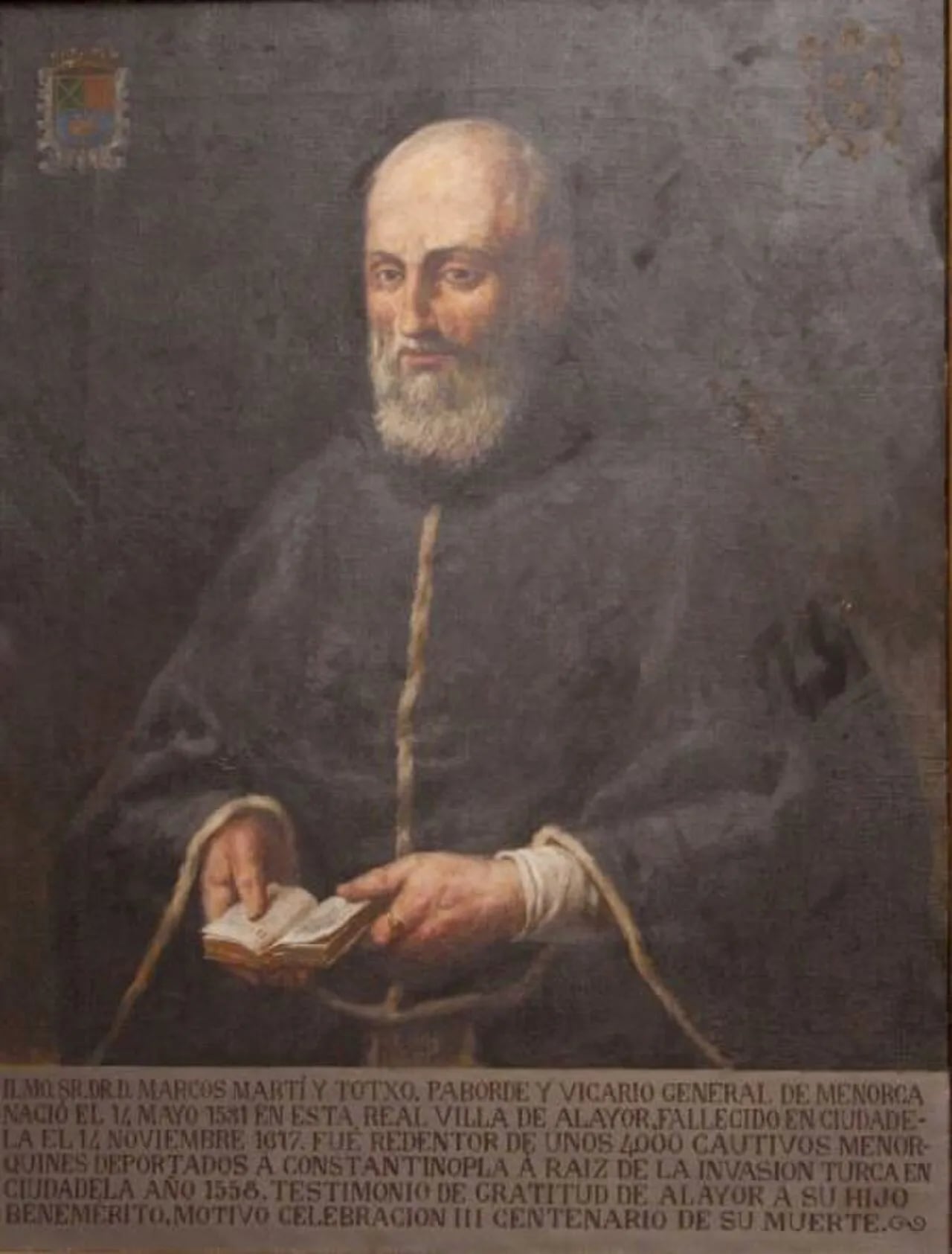 Portrait of Marc Martí Totxo (1531–1617) – memorial page