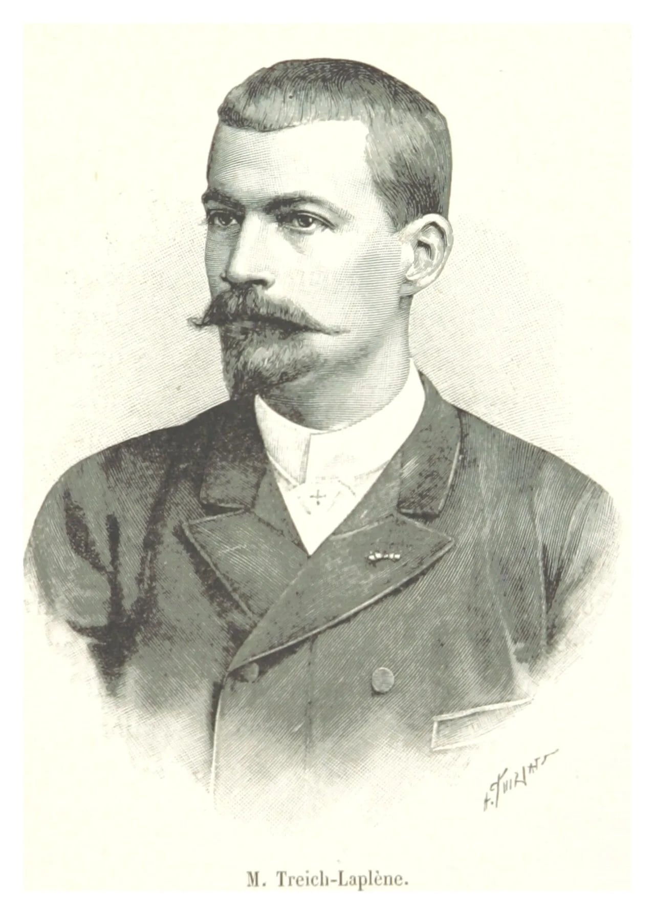 Porträt von Marcel Treich-Laplène (1860–1890) – Gedenkseite