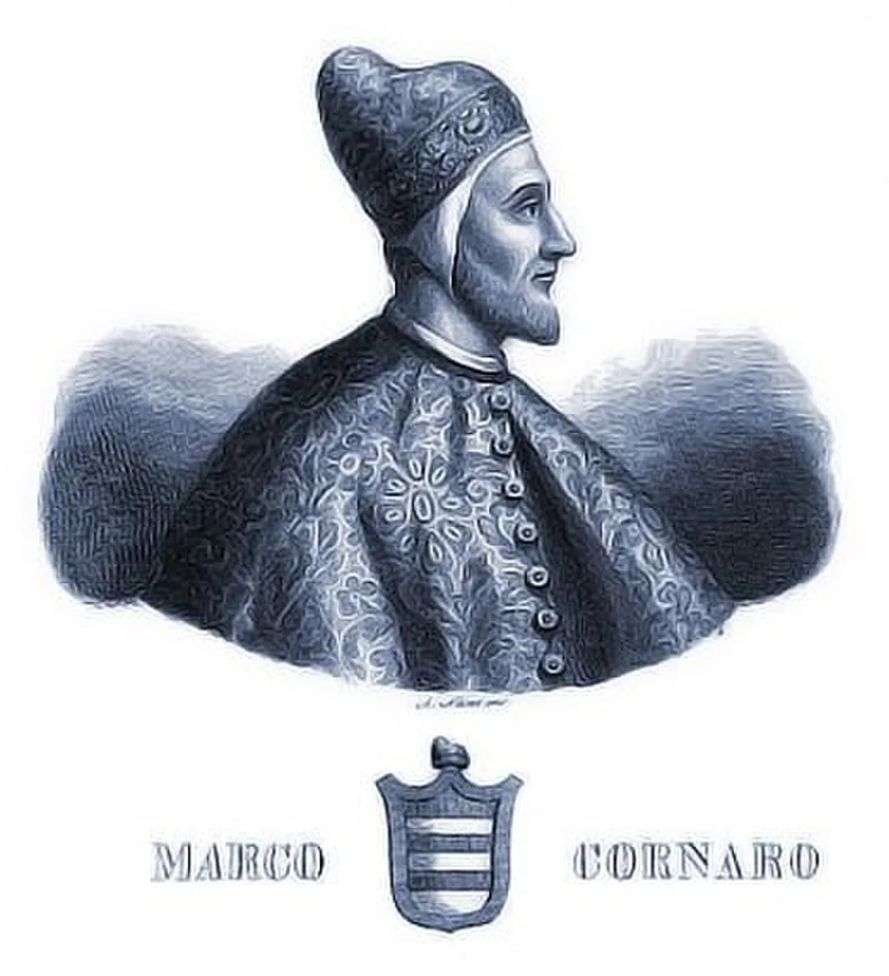 Portrait of Marco Cornaro (1285–1368) – memorial page