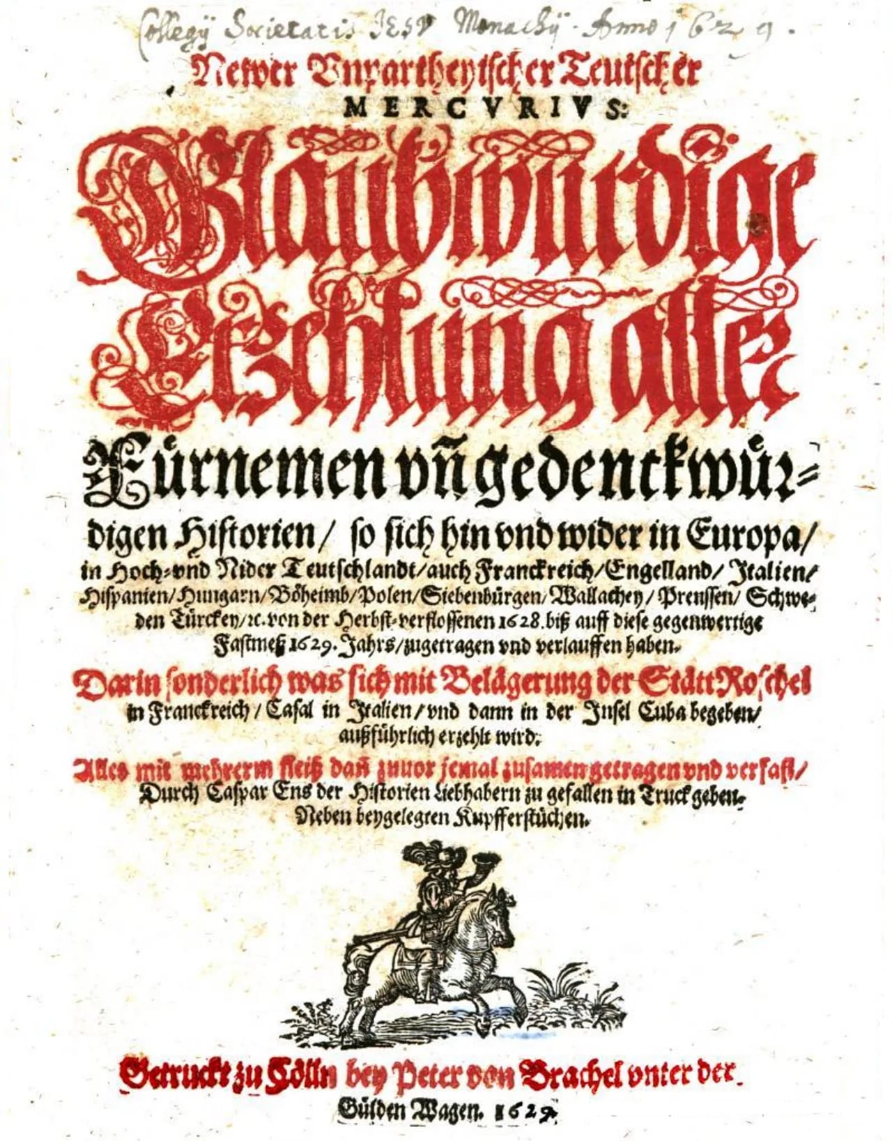 Porträt von Gaspar Ens (1570–1645) – Gedenkseite